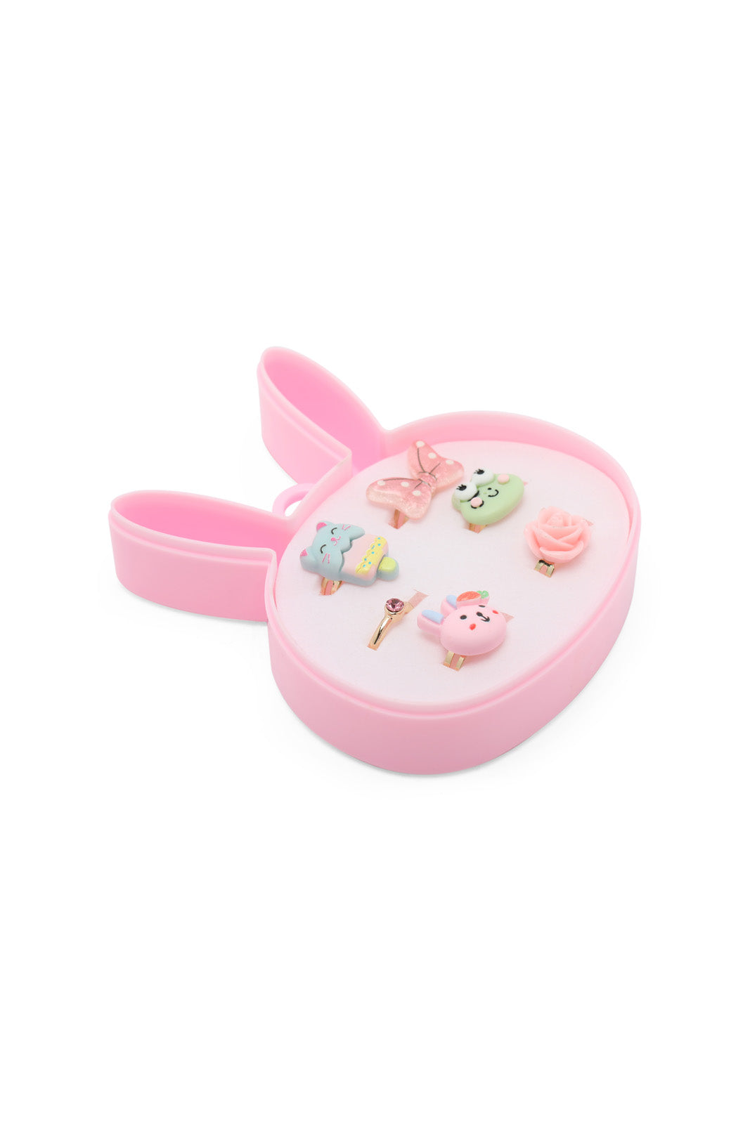 Redtag-S/1-Bunny-Box+S/7-Ring-Category:Jewellery,-Colour:Assorted,-Dept:Girls,-Filter:Girls-Accessories,-GIR-Jewellery,-New-In,-New-In-GIR-ACC,-Non-Sale,-Section:Girls-(0-to-14Yrs),-W22B-Girls-