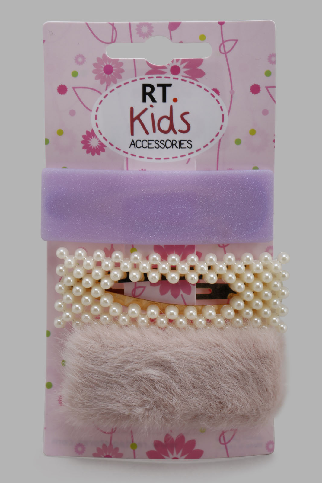 Redtag-S/3-Hair-Clip-Category:Hair-Accessories,-Colour:Assorted,-Filter:Girls-Accessories,-GIR-Hair-Accessories,-New-In,-New-In-GIR-ACC,-Non-Sale,-Section:Girls-(0-to-14Yrs),-W22B-Girls-