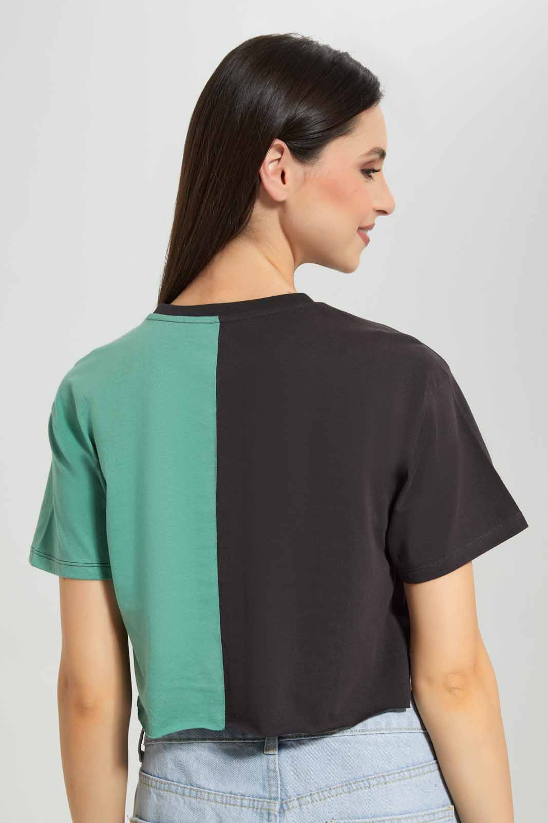 Redtag-Assorted-Oversized-Spliced-T-Shirt-Category:T-Shirts,-Colour:Assorted,-Deals:New-In,-Filter:Women's-Clothing,-New-In-Women-APL,-Non-Sale,-Section:Women,-W22A,-Women-T-Shirts-Women's-