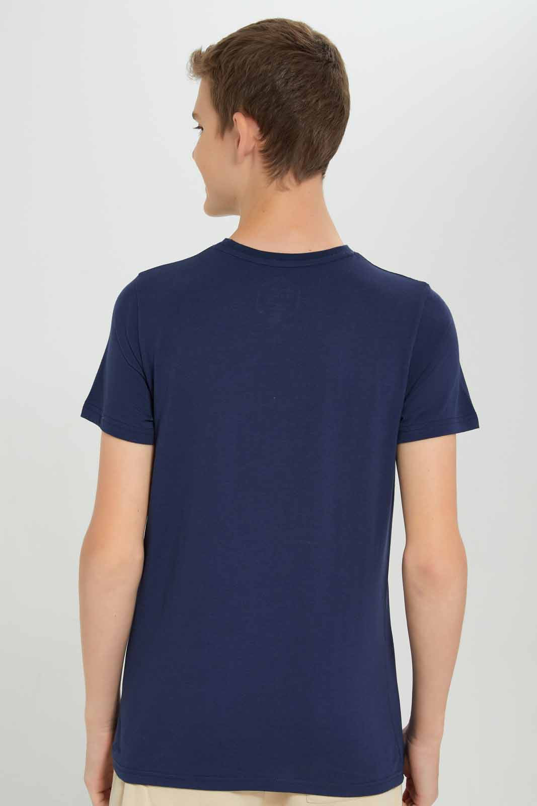 Redtag-Navy-Astronaut-Lift-T-Shirt-BSR-T-Shirts,-Category:T-Shirts,-Colour:Navy,-Deals:New-In,-Filter:Senior-Boys-(8-to-14-Yrs),-New-In-BSR-APL,-Non-Sale,-Section:Boys-(0-to-14Yrs),-TBL,-W22A-Senior-Boys-9 to 14 Years