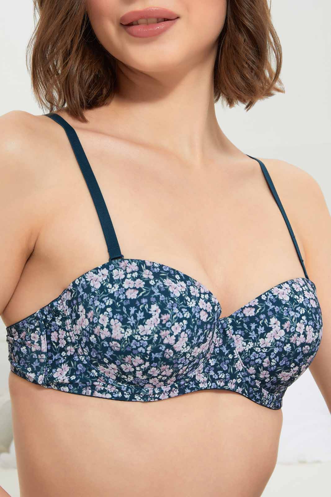Redtag-Printed-Microfiber-Balconette-Bra-Category:Bras,-Colour:Assorted,-Deals:New-In,-Filter:Women's-Clothing,-New-In-Women-APL,-Non-Sale,-Section:Women,-TBL,-W22B,-Women-Bras--