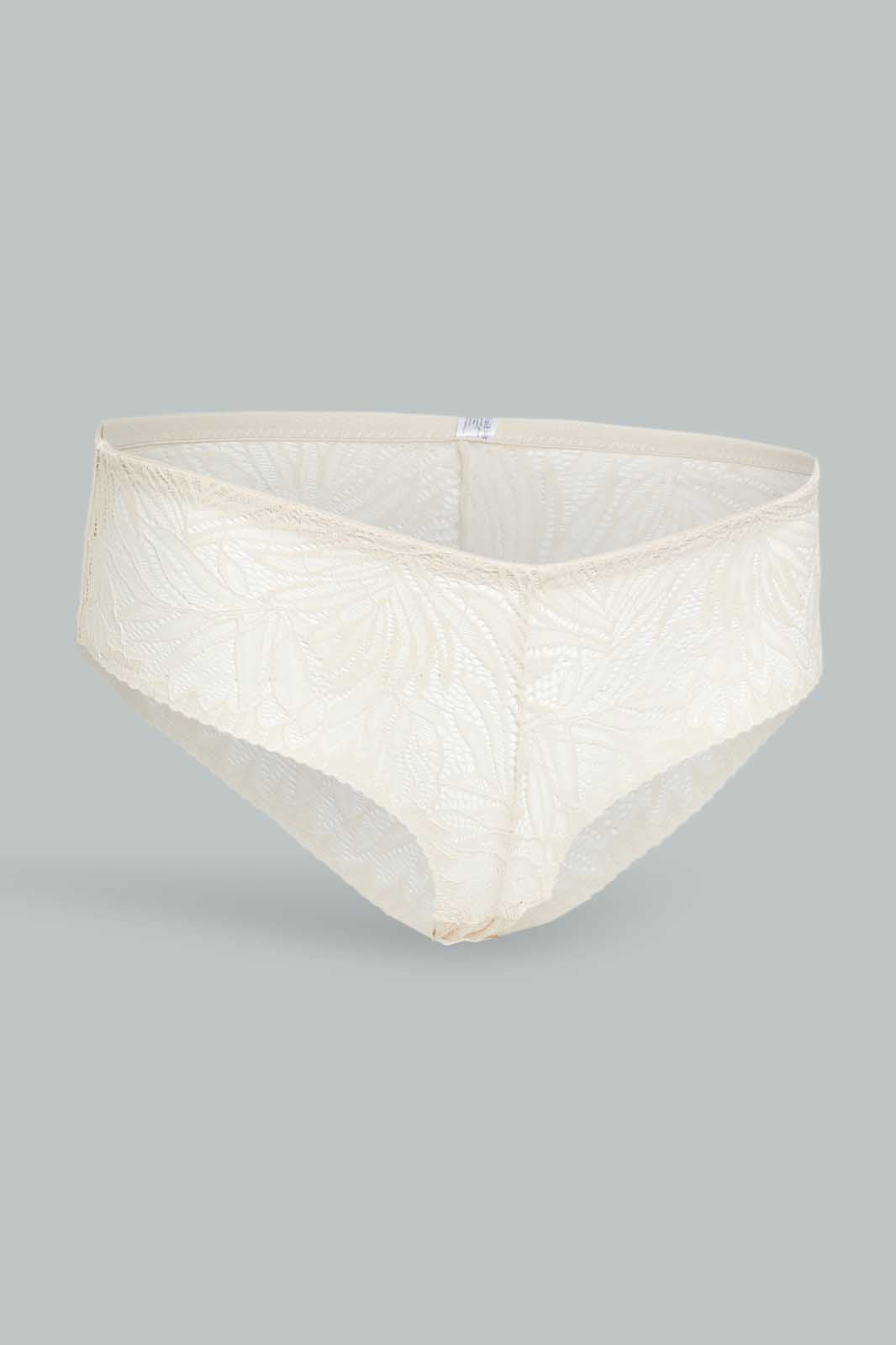 Redtag-Single-Pack-Bikini-Brief-Category:Briefs,-Colour:Beige,-Deals:New-In,-Dept:Ladieswear,-Filter:Women's-Clothing,-New-In-Women-APL,-Non-Sale,-Section:Women,-W22B,-Women-Briefs--