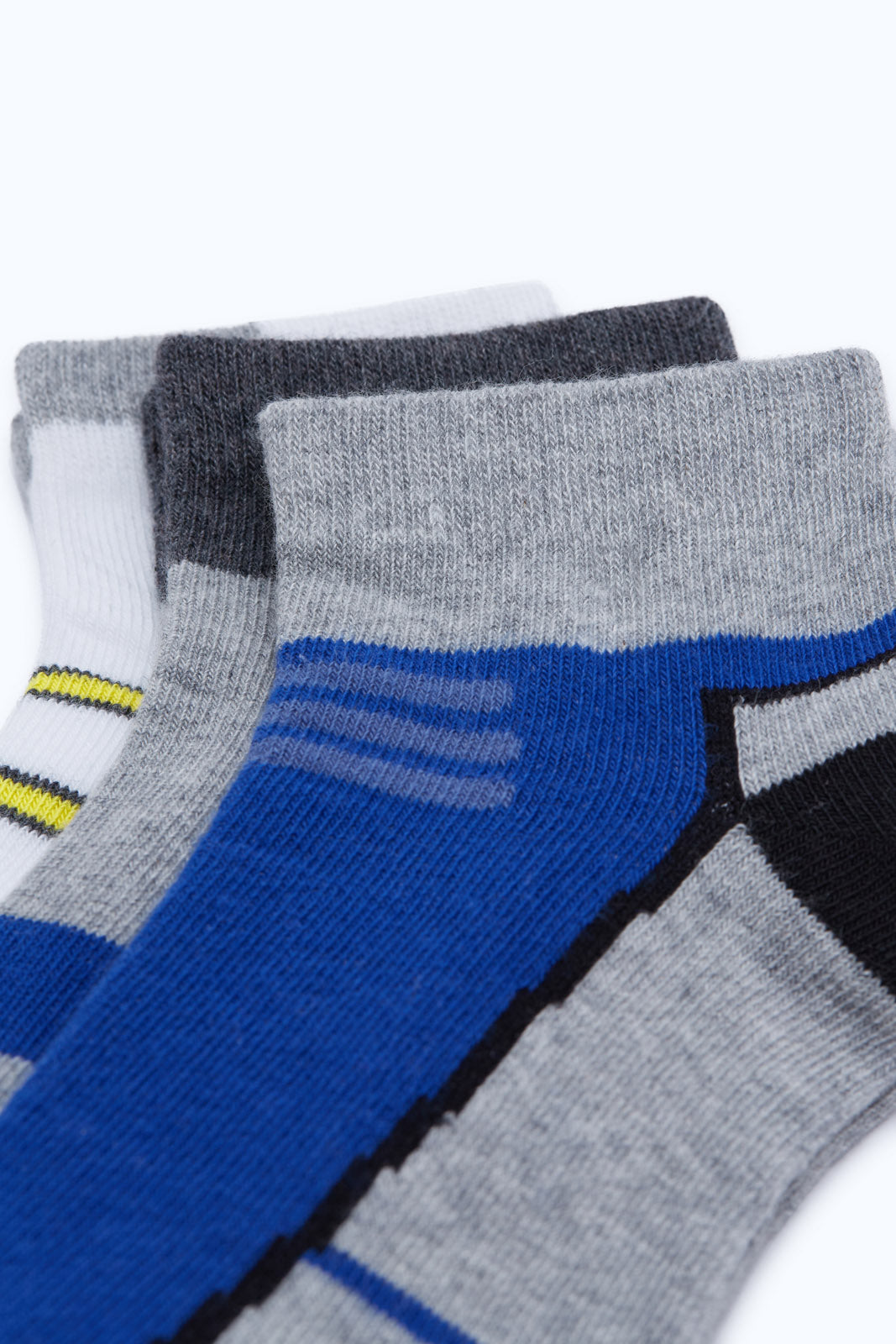 Redtag-Assorted-3-Pcs-Pack-Ankle-Socks-365,-BSR-Socks,-Category:Socks,-Colour:Assorted,-Deals:New-In,-Dept:Boys,-Filter:Senior-Boys-(8-to-14-Yrs),-H1:KWR,-H2:BSR,-H3:HOS,-H4:SKS,-New-In-BSR-APL,-Non-Sale,-Season:365,-Section:Boys-(0-to-14Yrs)-Senior-Boys-9 to 14 Years