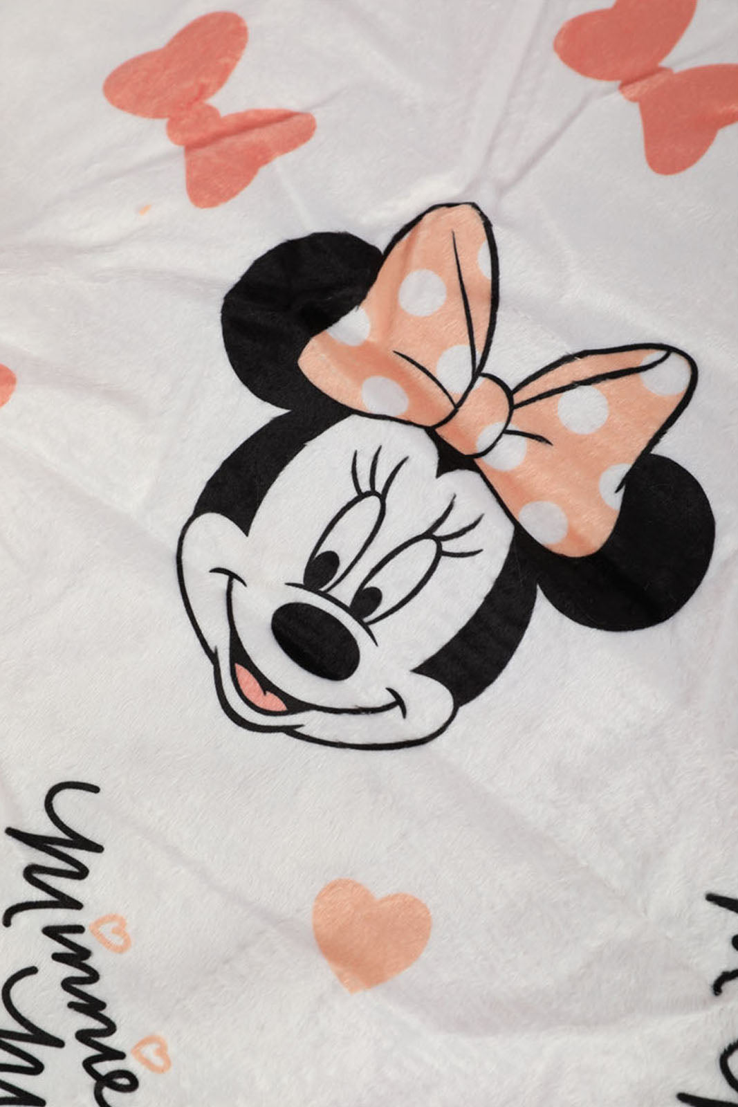 Redtag-Pink/White-Minnie-Mink-Sherpa-Blanket-Category:Newborn-Accessories,-CHR,-Colour:Pink,-Dept:New-Born,-Filter:Newborn-Accessories,-NBN-Newborn-Accessories,-New-In,-New-In-NBN-ACC,-Non-Sale,-Section:Boys-(0-to-14Yrs),-W22A-New-Born-Baby-