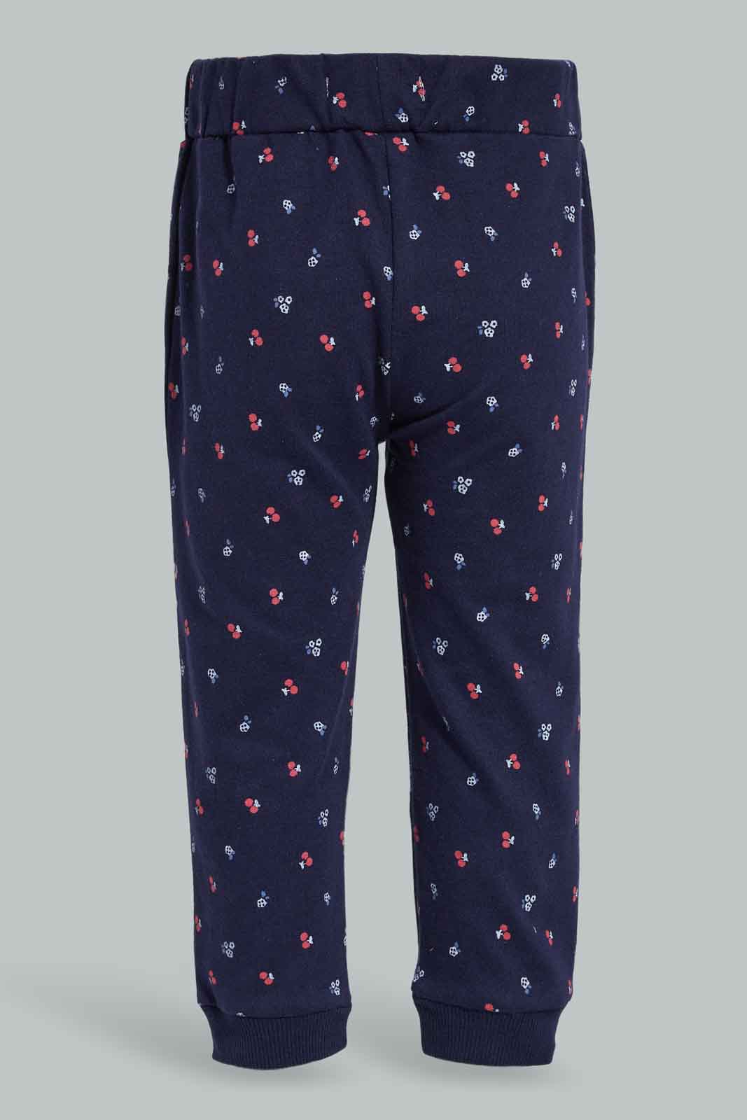 Redtag-Navy-Floral-AOP-Trackpant-Category:Joggers,-Colour:Navy,-Deals:New-In,-Filter:Infant-Girls-(3-to-24-Mths),-ING-Joggers,-New-In-ING-APL,-Non-Sale,-Section:Girls-(0-to-14Yrs),-TBL,-W22B-Infant-Girls-3 to 24 Months