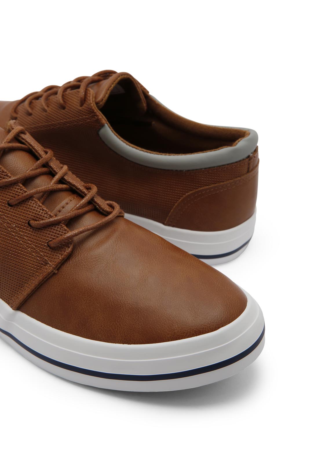 Redtag-Tan-Fabric-Block-Sneaker-Category:Shoes,-Colour:Tan,-Deals:New-In,-Dept:Menswear,-Filter:Men's-Footwear,-Men-Shoes,-New-In-Men-FOO,-Non-Sale,-Section:Men,-W22B-Men's-