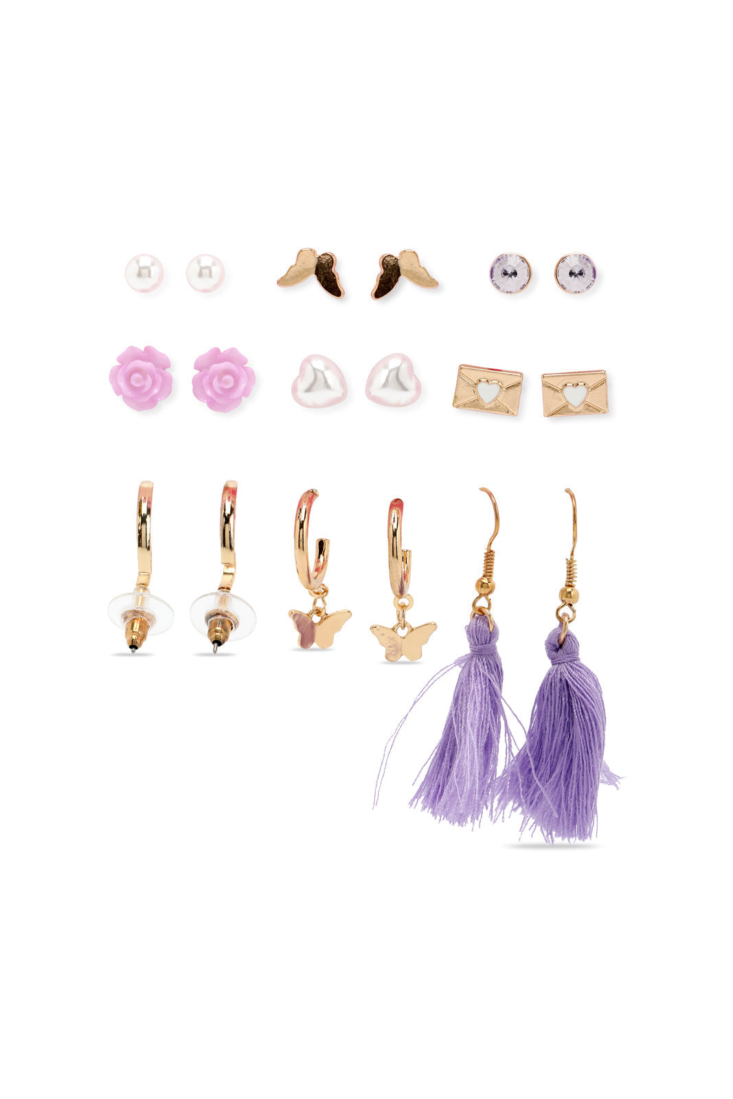 Redtag-S/18-Stud-Category:Jewellery,-Colour:Assorted,-Dept:Girls,-Filter:Girls-Accessories,-GIR-Jewellery,-New-In,-New-In-GIR-ACC,-Non-Sale,-Section:Girls-(0-to-14Yrs),-W22B-Girls-