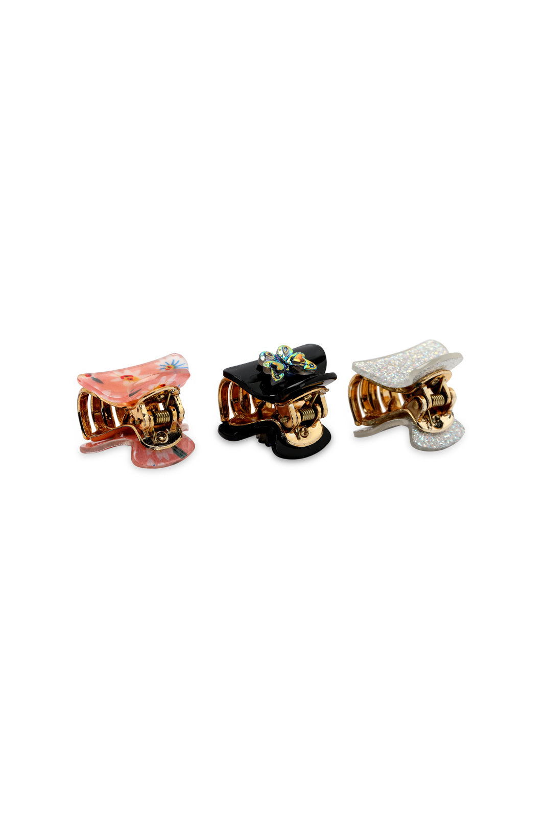 Redtag-S/3-4Cm-Hair-Claw-Category:Hair-Accessories,-Colour:Assorted,-Dept:Girls,-Filter:Girls-Accessories,-GIR-Hair-Accessories,-New-In,-New-In-GIR-ACC,-Non-Sale,-S23A,-Section:Girls-(0-to-14Yrs)-Girls-