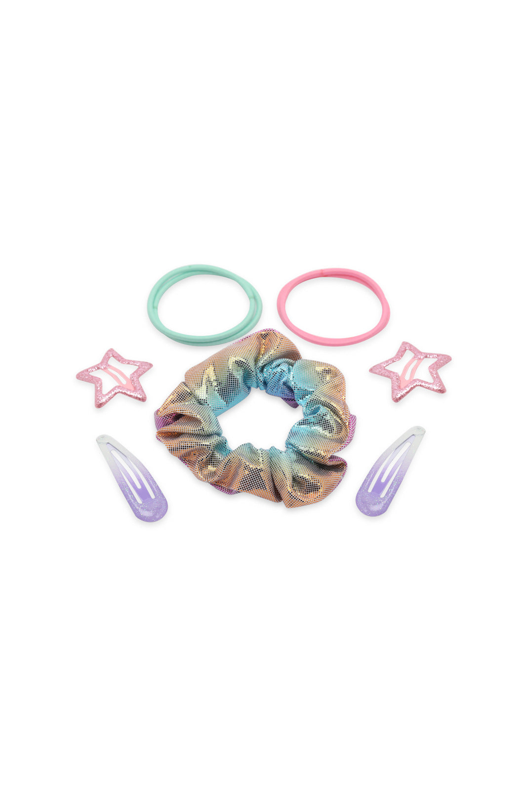 Redtag-Girls-Assorted-Hair-Scrunchy-Set-(5-Piece)-Category:Hair-Accessories,-Colour:Assorted,-Dept:Girls,-Filter:Girls-Accessories,-GIR-Hair-Accessories,-New-In,-New-In-GIR-ACC,-Non-Sale,-S23A,-Section:Girls-(0-to-14Yrs)-Girls-