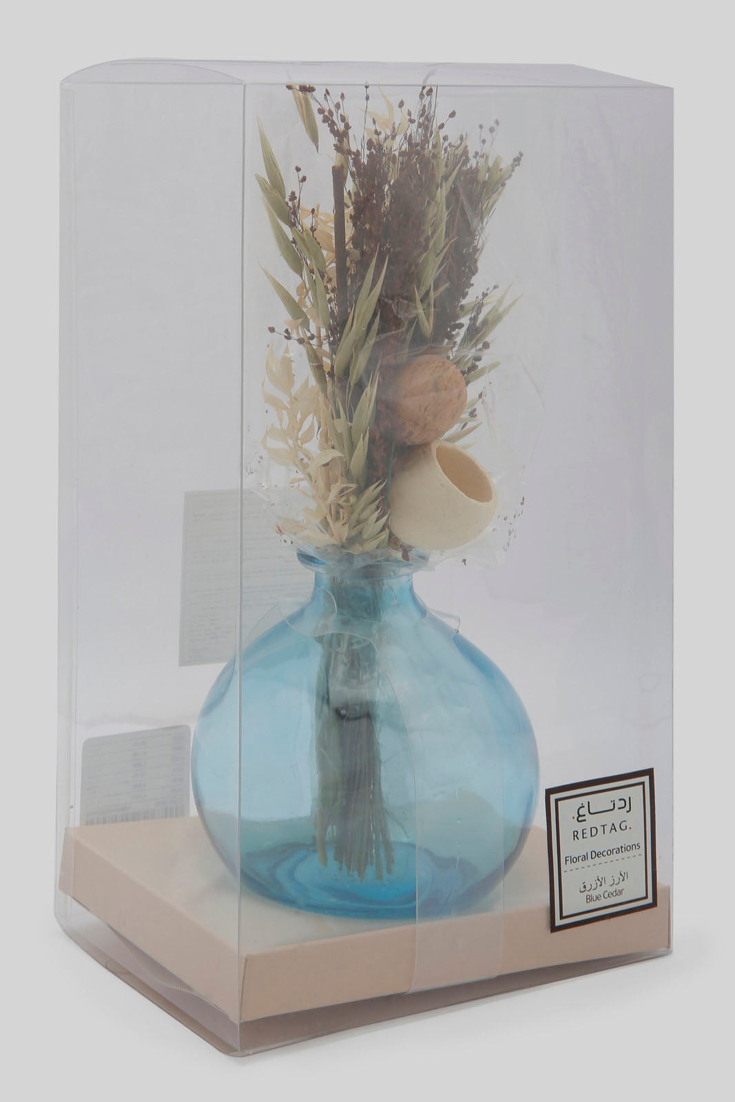 Redtag-Beige-Scented-Floral-Potpourri-With-Color-Glass-Jar-Category:Pot-Pourri,-Colour:Assorted,-Deals:New-In,-Dept:Home,-Filter:Home-Decor,-HMW-HOM-Candle-&-Fragrances,-New-In-HMW-HOM,-Non-Sale,-Section:Homewares,-W22B-Home-Decor-