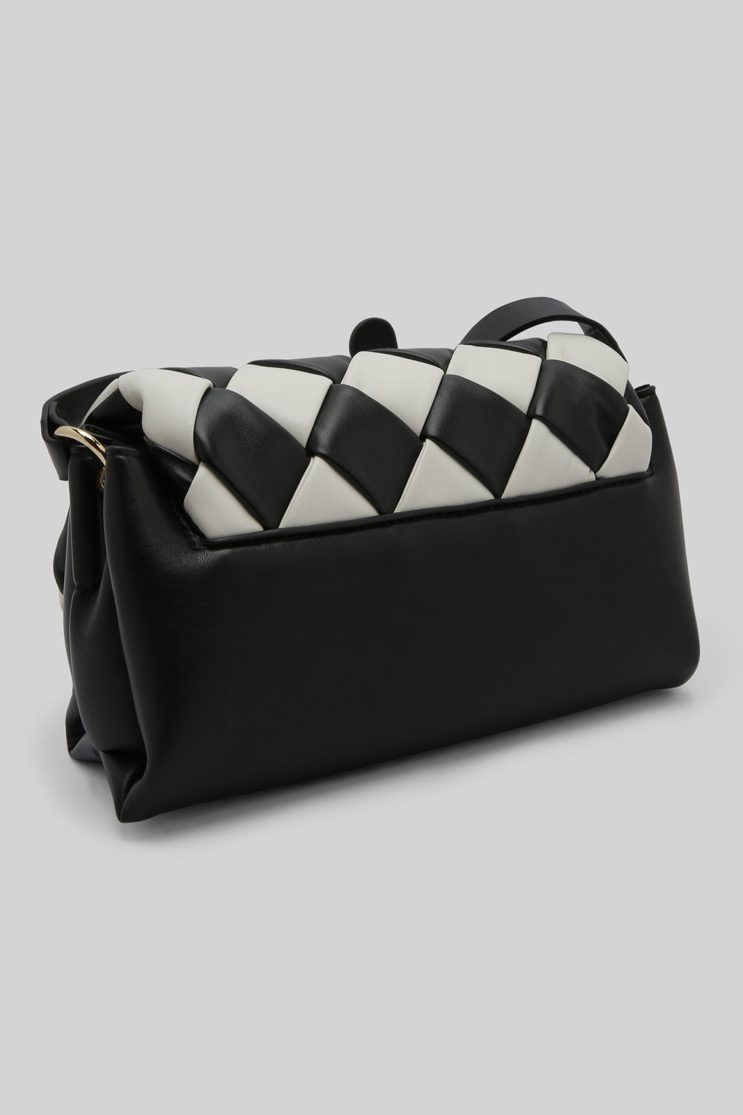 Redtag-Black-And-White-Cross-Body-Bag-Category:Bags,-Colour:Assorted,-Dept:Ladieswear,-Filter:Women's-Accessories,-New-In,-New-In-Women-ACC,-Non-Sale,-Section:Women,-W22B,-Women-Bags-Women-