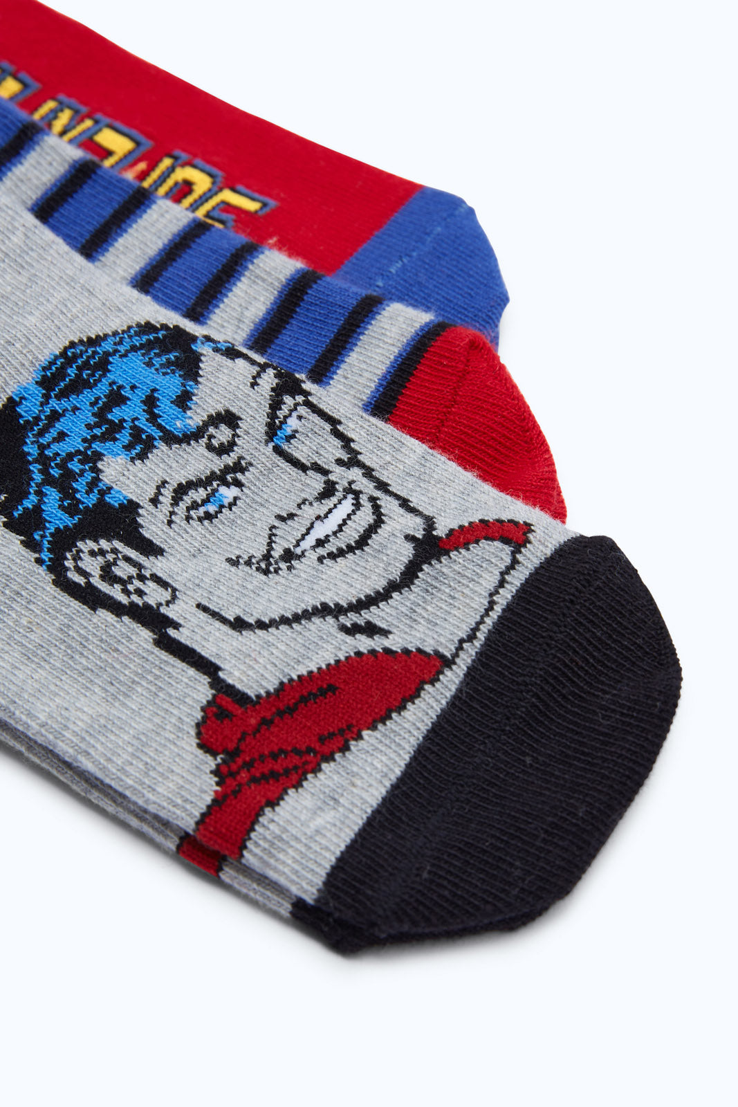 Redtag-3-Pack-Superman-Socks-365,-BOY-Socks,-Category:Socks,-CHR,-Colour:Assorted,-Deals:2-FOR-37,-Deals:New-In,-Dept:Boys,-Filter:Boys-(2-to-8-Yrs),-H1:KWR,-H2:BOY,-H3:HOS,-H4:SKS,-New-In-BOY-APL,-Non-Sale,-Season:365,-Section:Boys-(0-to-14Yrs)-Boys-2 to 8 Years