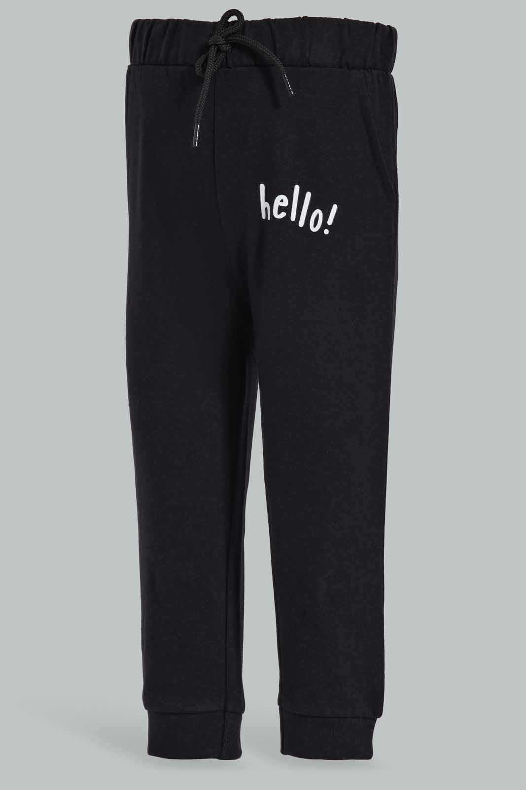 Redtag-Black-Table-Jogger-Category:Joggers,-Colour:Black,-Deals:New-In,-Dept:Boys,-Filter:Infant-Boys-(3-to-24-Mths),-INB-Joggers,-New-In-INB-APL,-Non-Sale,-Section:Boys-(0-to-14Yrs),-TBL,-W22B-Infant-Boys-3 to 24 Months