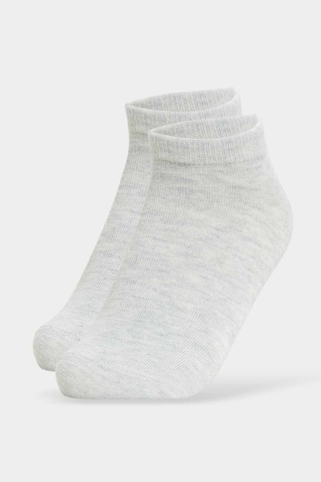 Redtag-White-And-Grey-Plain-Assorted-Ankle-Socks-(10-Pack)-365,-Category:Socks,-Colour:Assorted,-Deals:New-In,-Dept:Ladieswear,-Filter:Women's-Clothing,-New-In-Women-APL,-Non-Sale,-Section:Women,-Women-Socks--