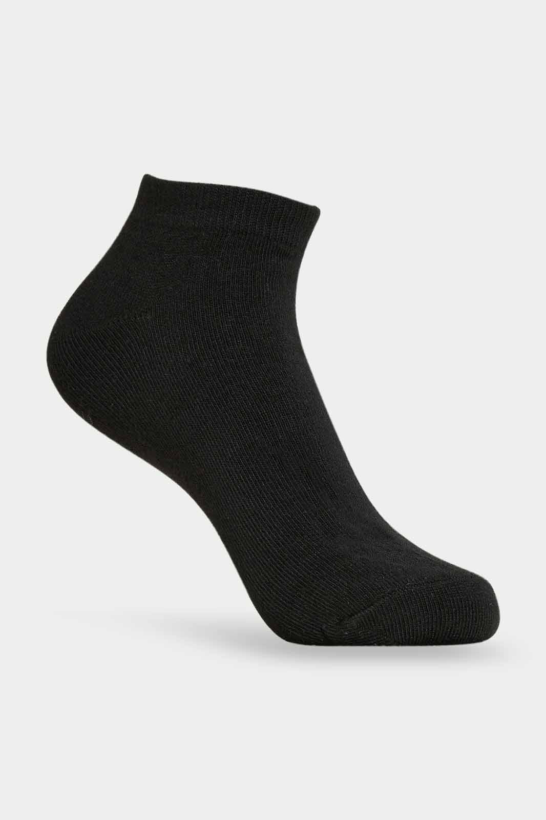 Redtag-Black-Plain-Ankle-Socks-(10-Pack)-365,-Category:Socks,-Colour:Black,-Deals:New-In,-Dept:Ladieswear,-Filter:Women's-Clothing,-New-In-Women-APL,-Non-Sale,-Section:Women,-Women-Socks--
