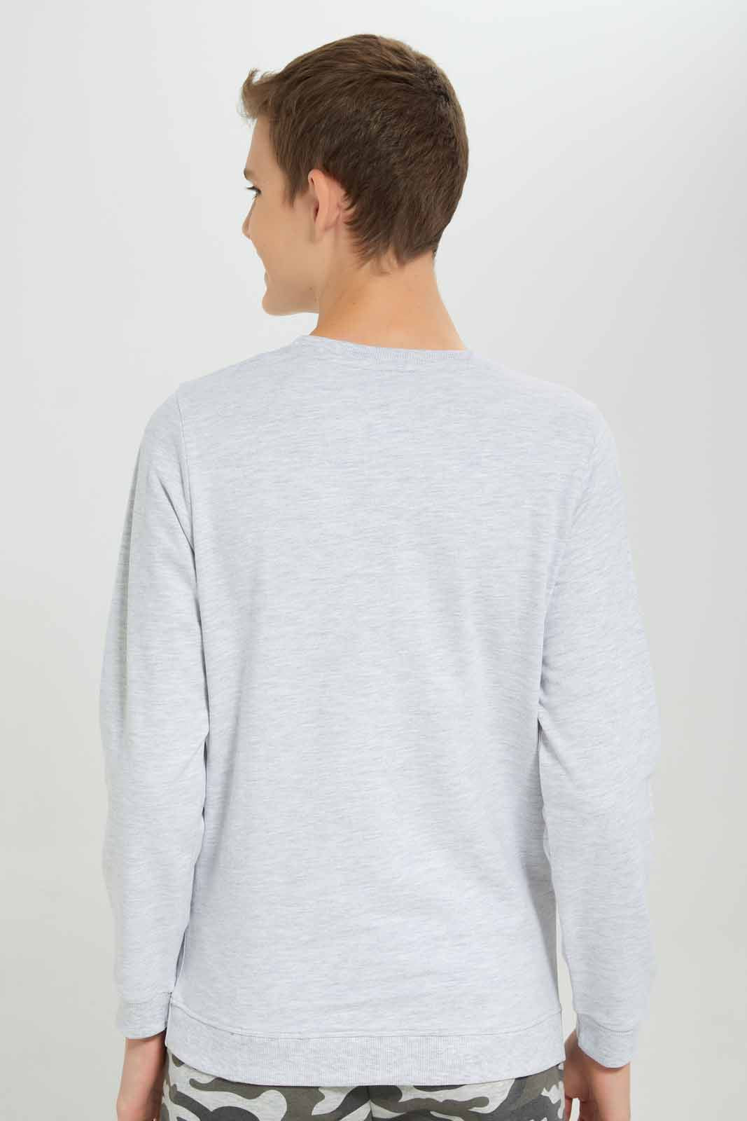 Redtag-Grey-Zombie-Chase-Sweat-Tee-BSR-Sweatshirts,-Category:Sweatshirts,-Colour:Grey,-Deals:New-In,-Filter:Senior-Boys-(8-to-14-Yrs),-New-In-BSR-APL,-Non-Sale,-Section:Boys-(0-to-14Yrs),-TBL,-W22B-Senior-Boys-9 to 14 Years
