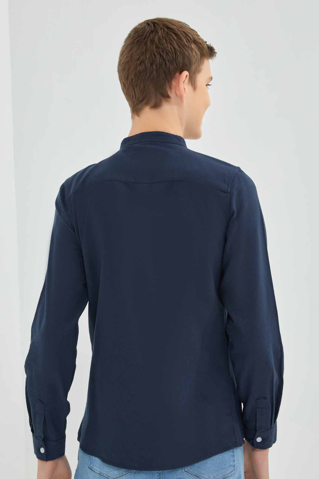 Redtag-Navy-Plain-Casual-Shirt-BSR-Shirts,-Category:Shirts,-Colour:Navy,-Deals:New-In,-Filter:Senior-Boys-(8-to-14-Yrs),-New-In-BSR-APL,-Non-Sale,-Section:Boys-(0-to-14Yrs),-W22B-Senior-Boys-9 to 14 Years