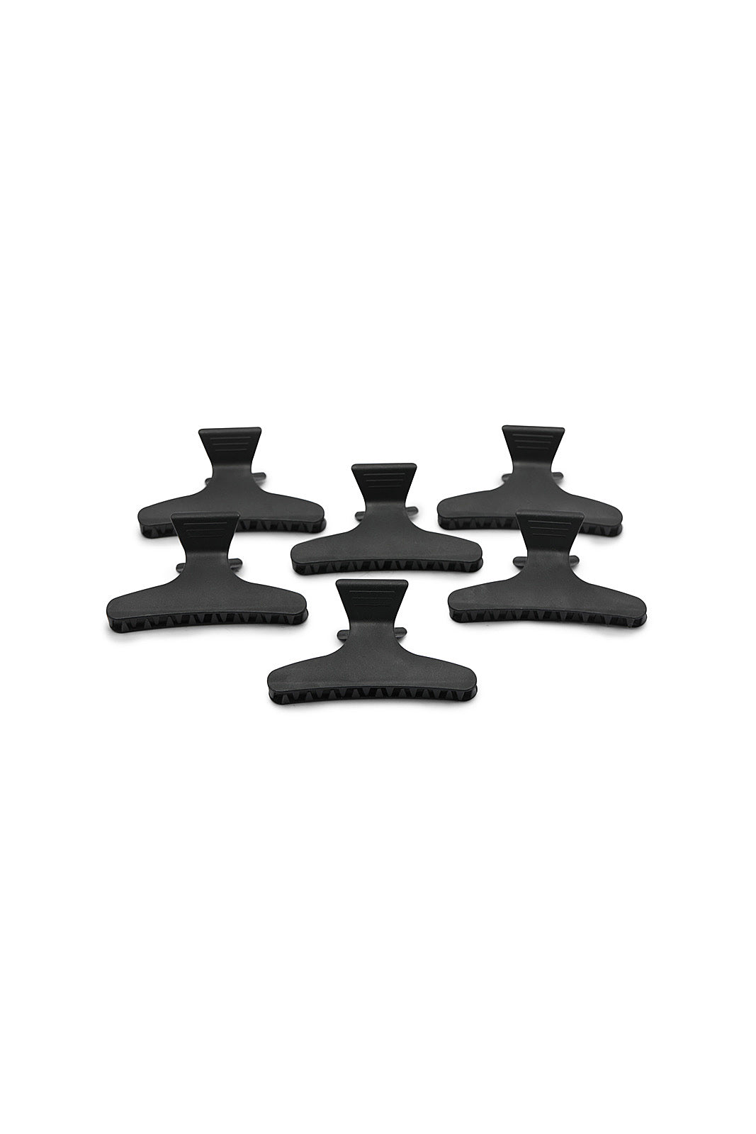 Redtag-Black-Plastic-Clips-6Pcs-Set-365,-Category:Hair-Accessories,-Colour:Black,-Filter:Travel-Accessories,-IMP-Hair-Accessories,-New-In,-New-In-IMP-ACC,-Non-Sale,-Section:Homewares-Check-