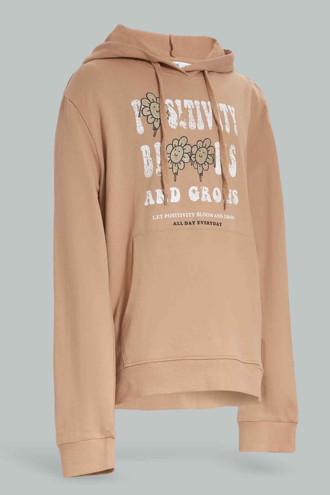 Redtag-Beige-Hoody-Sweatshirts-Category:Sweatshirts,-Colour:Beige,-Deals:New-In,-Dept:Girls,-Filter:Senior-Girls-(8-to-14-Yrs),-GSR-Sweatshirts,-New-In-GSR-APL,-Non-Sale,-Section:Girls-(0-to-14Yrs),-TBL,-W22B-Senior-Girls-9 to 14 Years