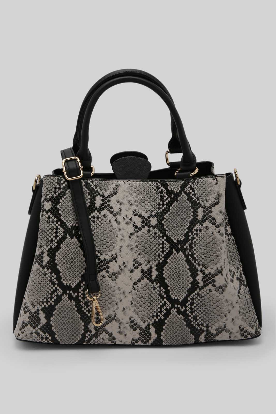 Redtag-Multicolor-Croc-Day-Bag-Category:Bags,-Colour:Assorted,-Dept:Ladieswear,-Filter:Women's-Accessories,-New-In,-New-In-Women-ACC,-Non-Sale,-Section:Women,-W22B,-Women-Bags-Women-