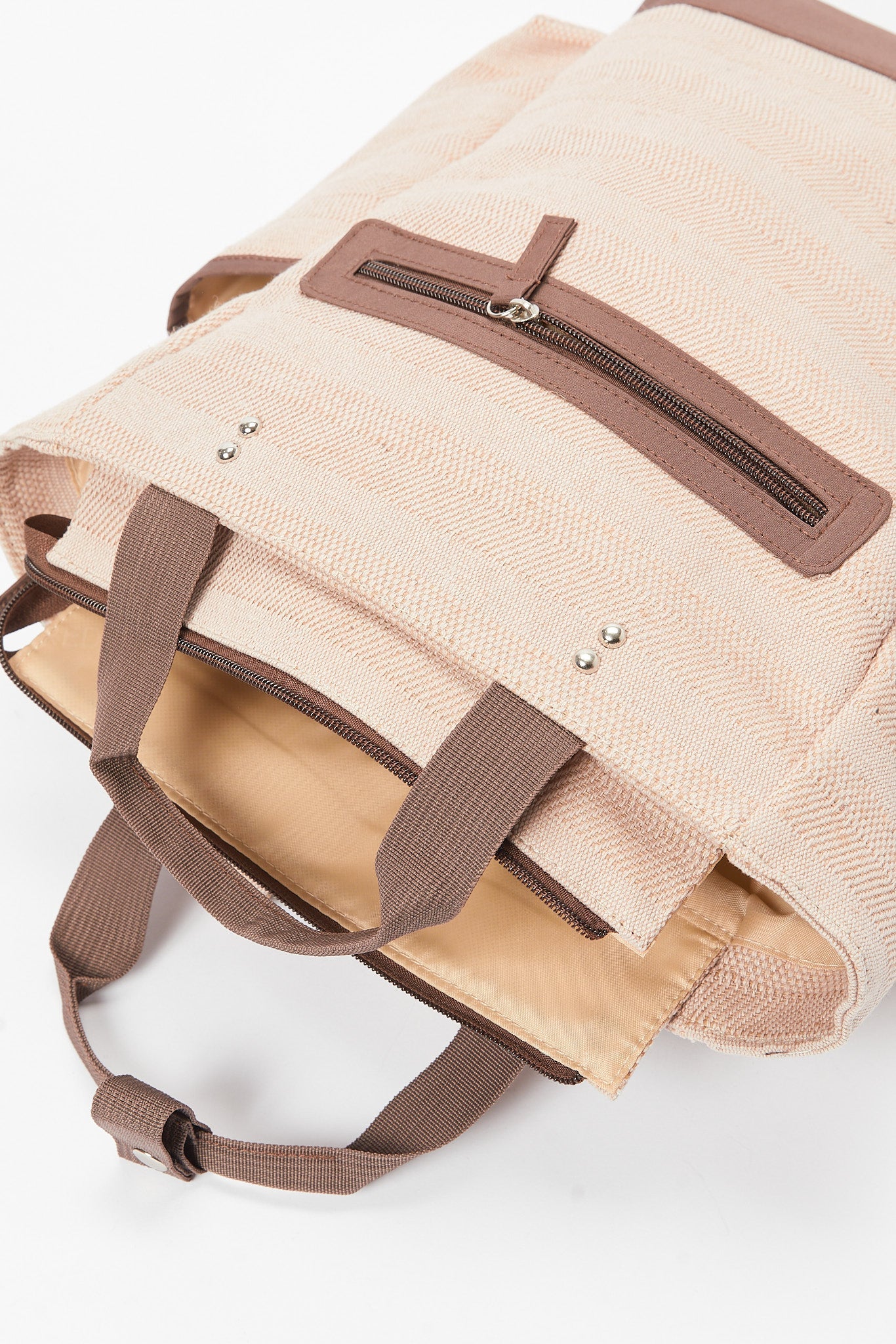 Redtag-Beige-Diaper-Backpack-Category:Bags,-Colour:Beige,-Deals:New-In,-Dept:New-Born,-Filter:Newborn-Accessories,-NBN-Bags,-New-In,-New-In-NBN-ACC,-Non-Sale,-S23A,-Section:Boys-(0-to-14Yrs)-New-Born-Baby-