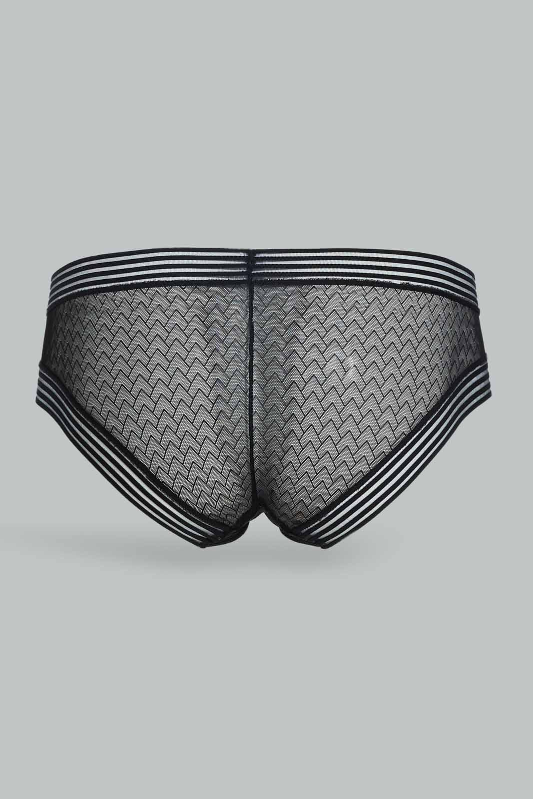 Redtag-ASSORTED-BOYLEG-BRIEF-2-PACK-(-Brown-+-Black)-Category:Briefs,-Colour:Assorted,-Deals:New-In,-Dept:Ladieswear,-Filter:Women's-Clothing,-New-In-Women-APL,-Non-Sale,-Section:Women,-W22B,-Women-Briefs--