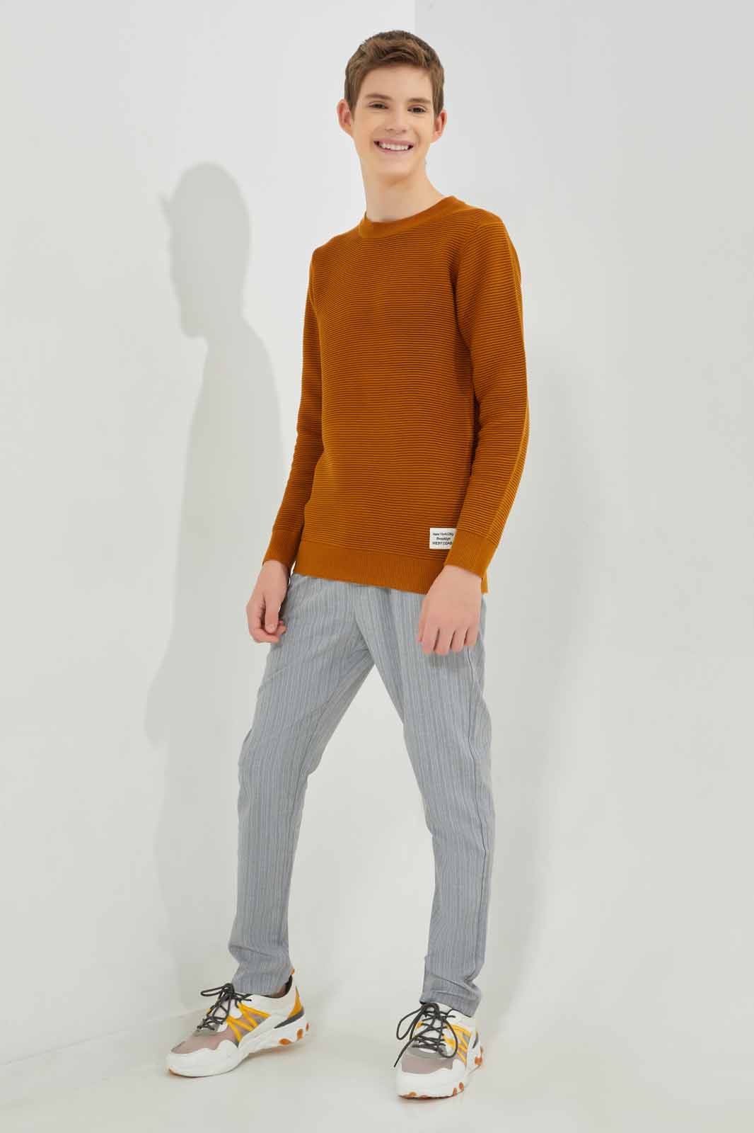 Redtag-Mid-Grey-Plain-Pull-On-Casual-Trouser-BSR-Trousers,-Category:Trousers,-Colour:Grey,-Deals:New-In,-Dept:Boys,-Filter:Senior-Boys-(8-to-14-Yrs),-New-In-BSR-APL,-Non-Sale,-Section:Boys-(0-to-14Yrs),-W22B-Senior-Boys-9 to 14 Years