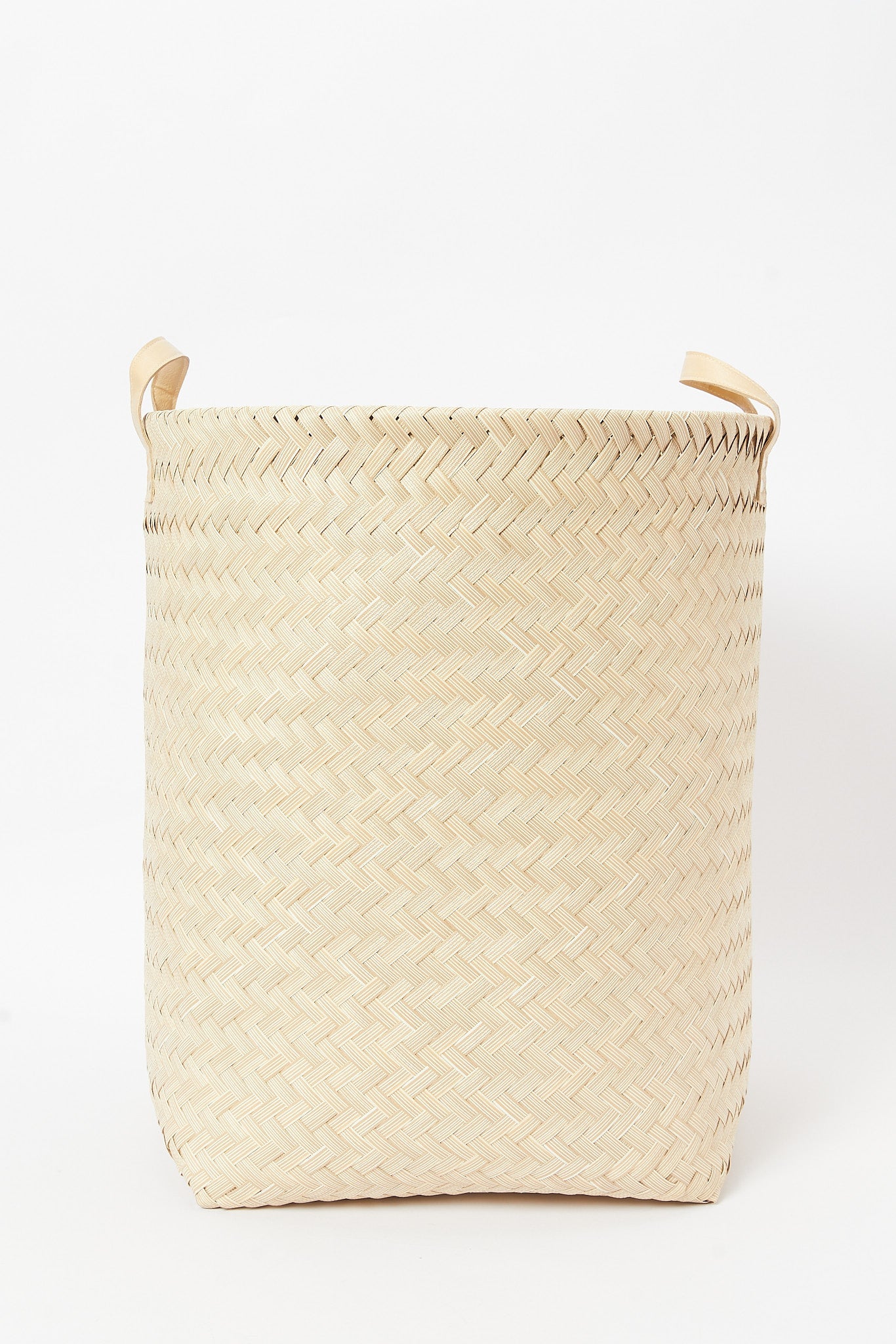 Redtag-Cream-Round-Laundry-Hamper-(Large)-Category:Laundry-Hampers,-Colour:Cream,-Deals:New-In,-Dept:Home,-Filter:Home-Bathroom,-HMW-BAC-Bath-Accessories,-New-In-HMW-BAC,-Non-Sale,-S23A,-Section:Homewares-Home-Bathroom-