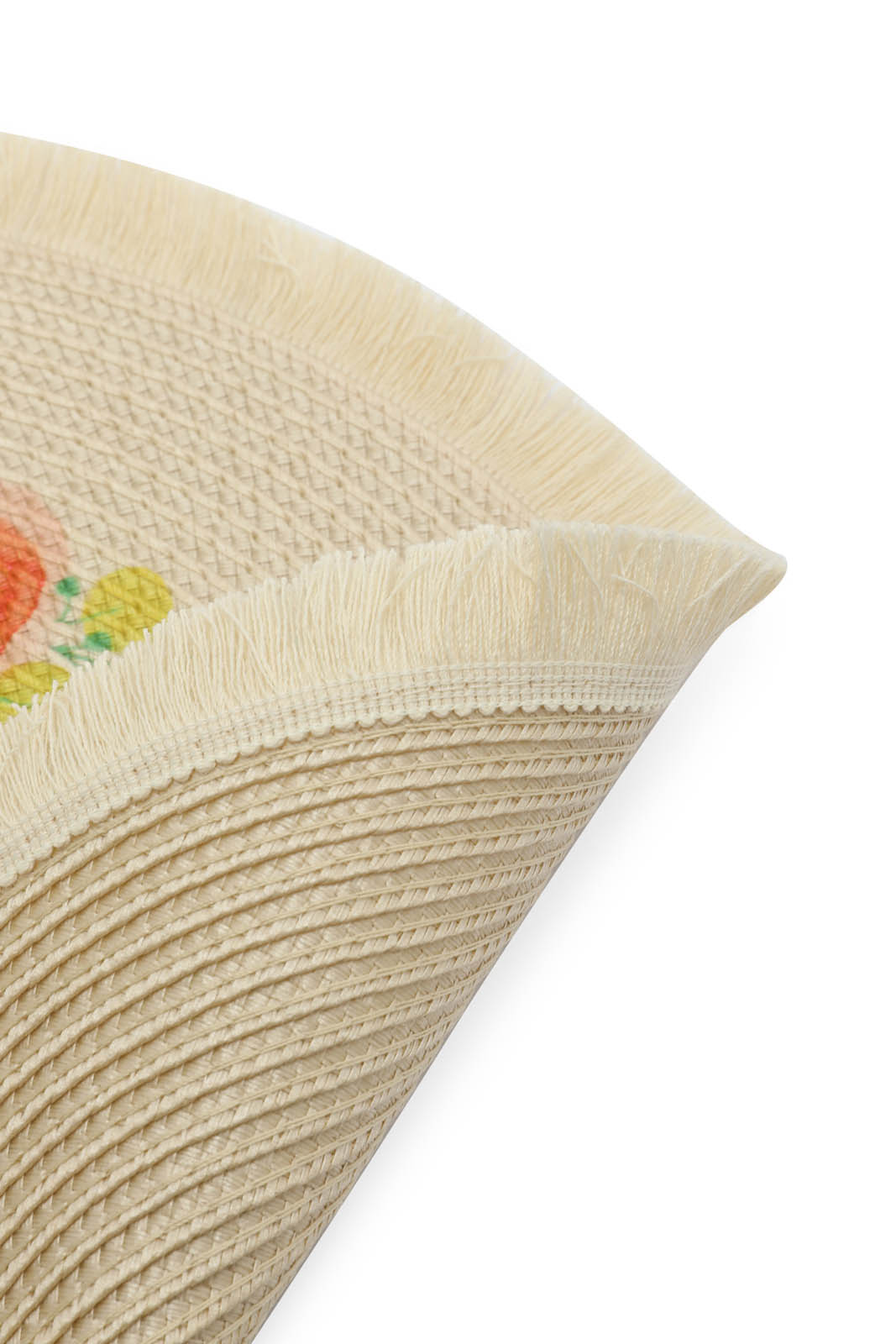 Redtag-Ivory-Round-Placemat-Category:Placemats-&-Coasters,-Colour:Ivory,-Deals:New-In,-Dept:Home,-Filter:Home-Dining,-HMW-DIN-Kitchen-Accessories,-New-In-HMW-DIN,-Non-Sale,-Section:Homewares,-W22B-Home-Dining-