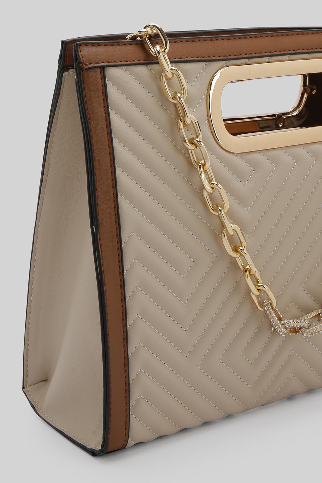 Redtag-Beige-Embllished-Day-Bag-Category:Bags,-Colour:Beige,-Filter:Women's-Accessories,-New-In,-New-In-Women-ACC,-Non-Sale,-Section:Women,-W22B,-Women-Bags-Women-