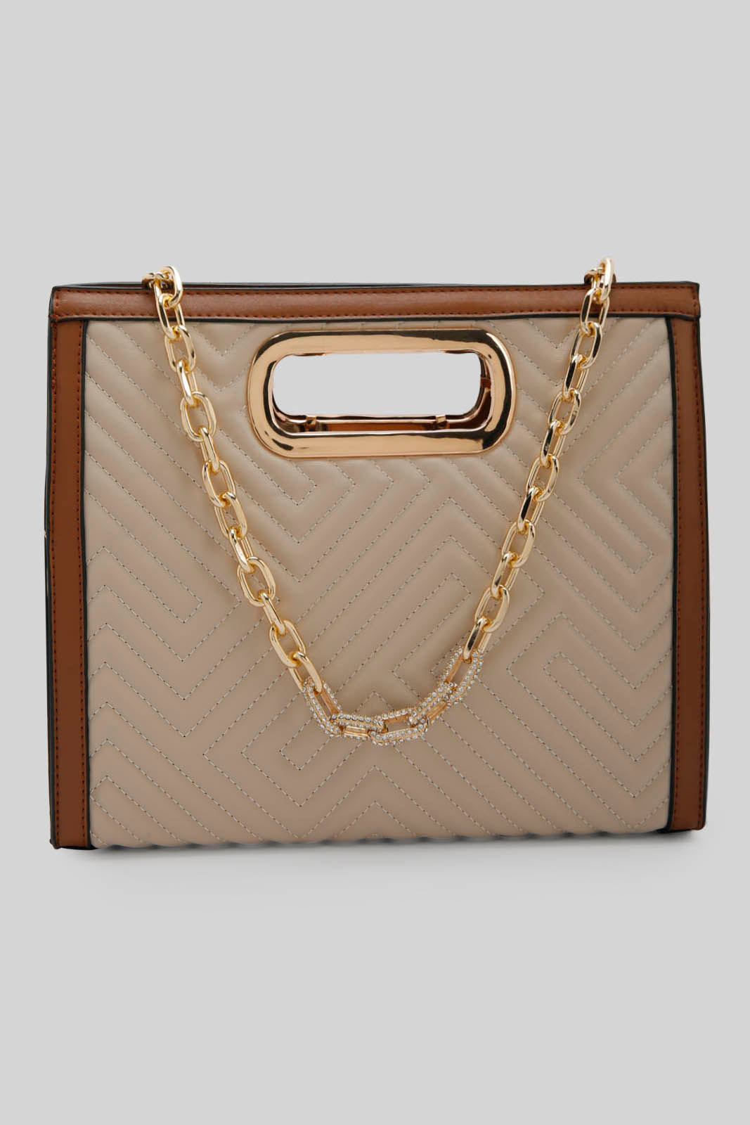 Redtag-Beige-Embllished-Day-Bag-Category:Bags,-Colour:Beige,-Filter:Women's-Accessories,-New-In,-New-In-Women-ACC,-Non-Sale,-Section:Women,-W22B,-Women-Bags-Women-