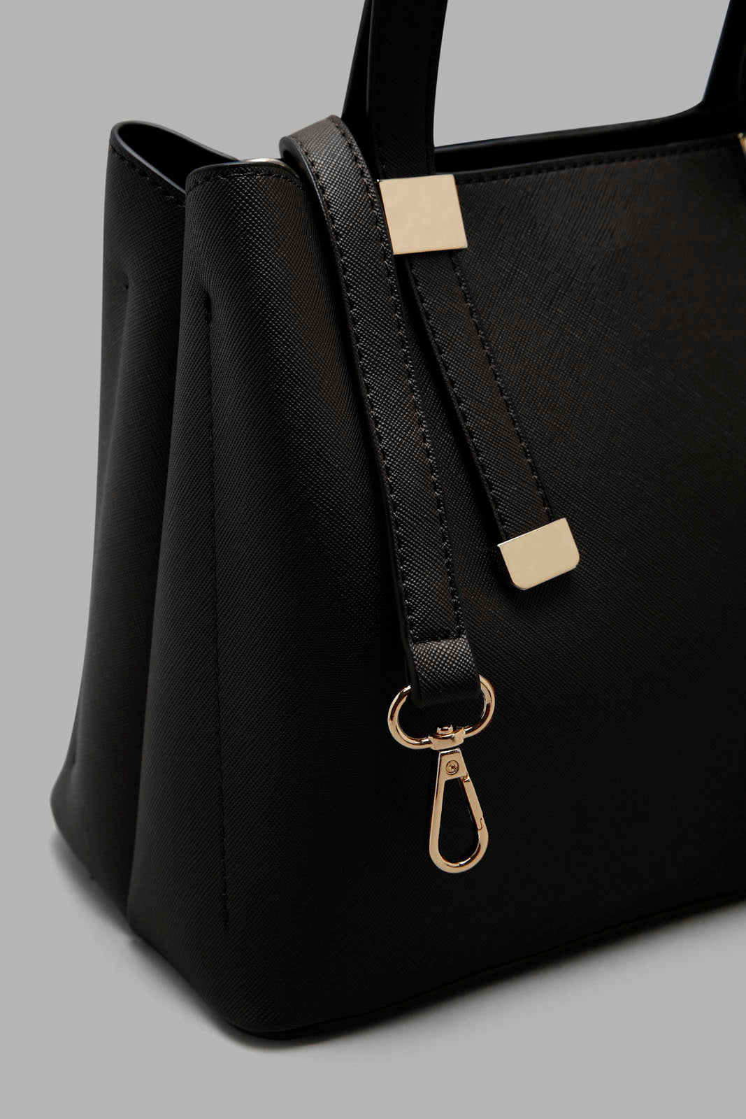 Redtag-Black-Embllished-Day-Bag-Category:Bags,-Colour:Black,-Filter:Women's-Accessories,-New-In,-New-In-Women-ACC,-Non-Sale,-Section:Women,-W22B,-Women-Bags-Women-