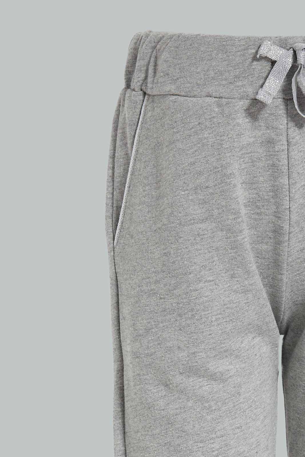 Redtag-Girls-Mid-Grey-Active-Pant-Category:Joggers,-Colour:Grey,-Deals:New-In,-Dept:Girls,-Filter:Girls-(2-to-8-Yrs),-GIR-Joggers,-New-In-GIR-APL,-Non-Sale,-Section:Girls-(0-to-14Yrs),-W22A-Girls-2 to 8 Years