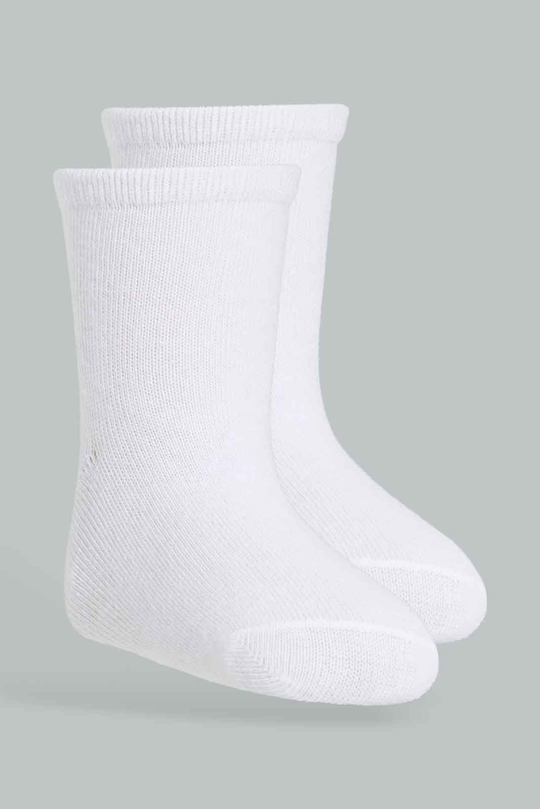 Redtag-Girls-White-4Pk-Solid-Full-Length-Socks-365,-Category:Socks,-Colour:White,-Deals:New-In,-Filter:Infant-Girls-(3-to-24-Mths),-ING-Socks,-New-In-ING-APL,-Non-Sale,-Section:Girls-(0-to-14Yrs)-Infant-Girls-3 to 24 Months