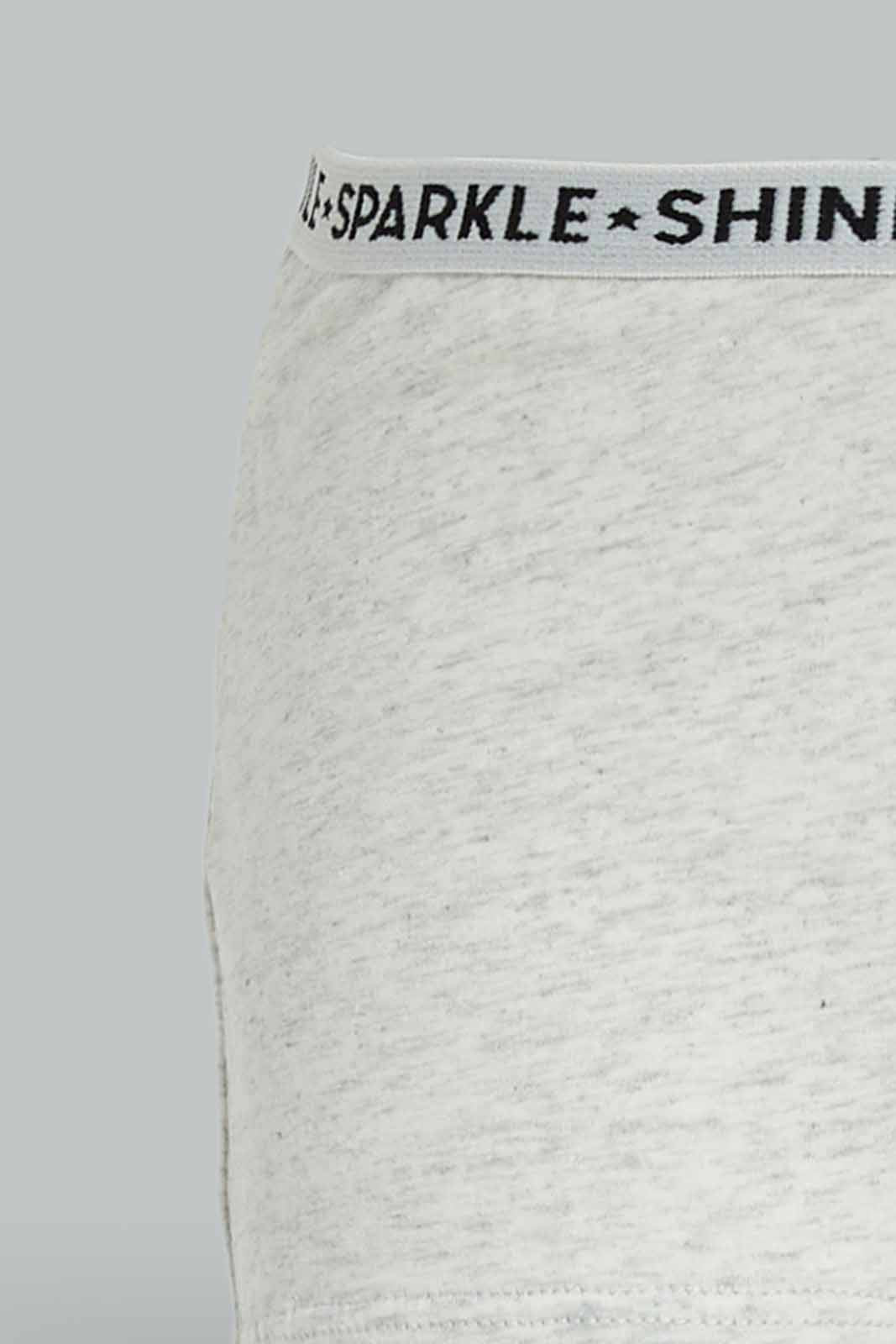 Girls Assorted Printed Boxer Brief Set (Pack Of 3)