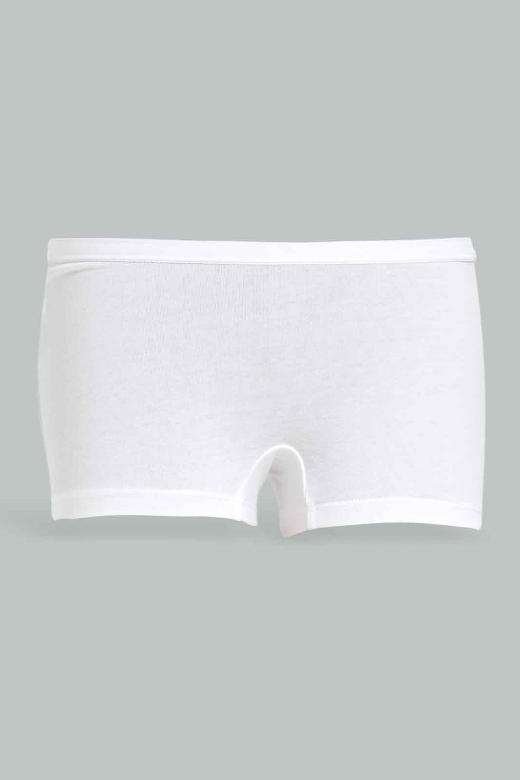 Redtag-Girls-3Pk-Boxer---Coral-Pack-365,-Category:Briefs,-Colour:Orange,-Deals:New-In,-ESS,-Filter:Girls-(2-to-8-Yrs),-GIR-Briefs,-New-In-GIR-APL,-Non-Sale,-Section:Girls-(0-to-14Yrs)-Girls-2 to 8 Years