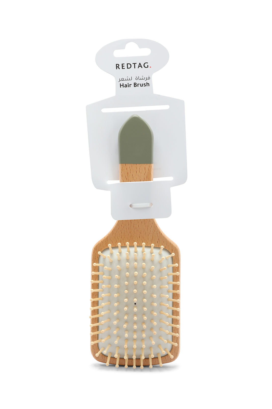 Redtag-Beige-Wooden-Hair-Brush-Category:Hair-Accessories,-Colour:Beige,-Filter:Travel-Accessories,-IMP-Hair-Accessories,-New-In,-New-In-IMP-ACC,-Non-Sale,-S23A,-Section:Homewares-Check-