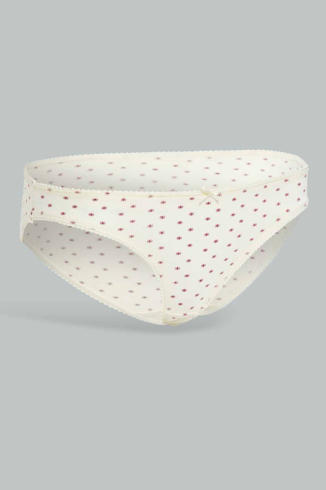 Redtag-Women-Assorted-Print/Plain-Bikini-5-Pack-365,-Category:Briefs,-Colour:Assorted,-Deals:New-In,-Filter:Women's-Clothing,-New-In-Women-APL,-Non-Sale,-Section:Women,-Women-Briefs--