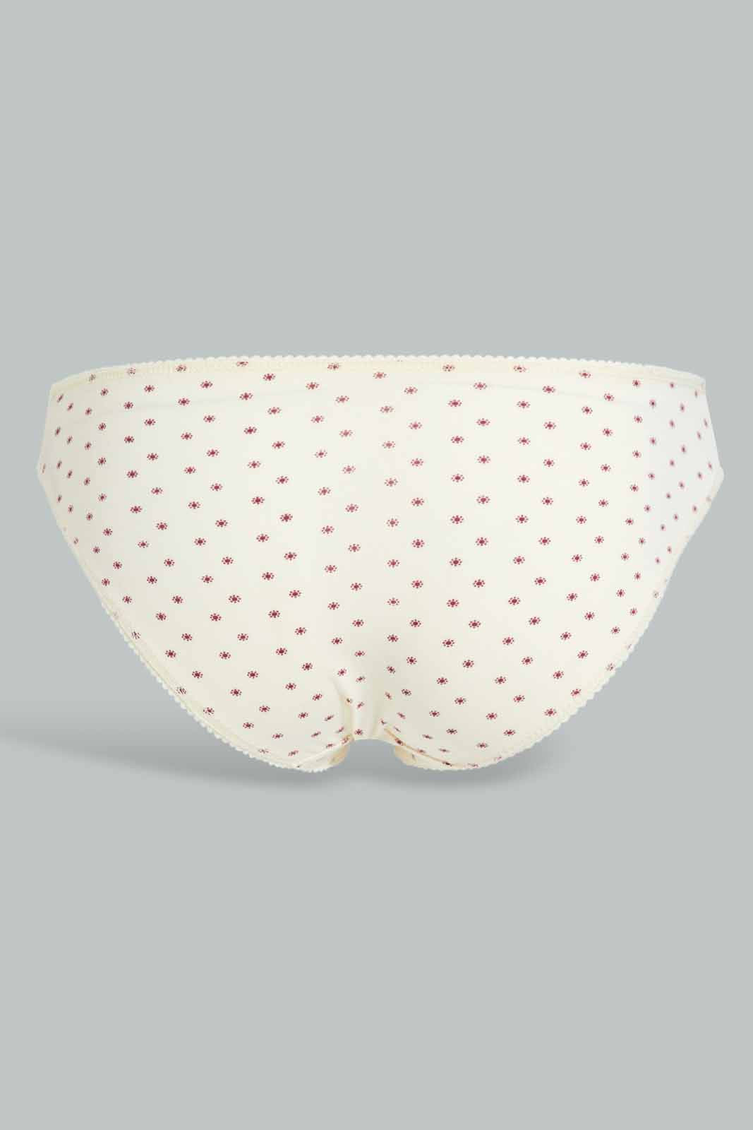 Redtag-Women-Assorted-Print/Plain-Bikini-5-Pack-365,-Category:Briefs,-Colour:Assorted,-Deals:New-In,-Filter:Women's-Clothing,-New-In-Women-APL,-Non-Sale,-Section:Women,-Women-Briefs--