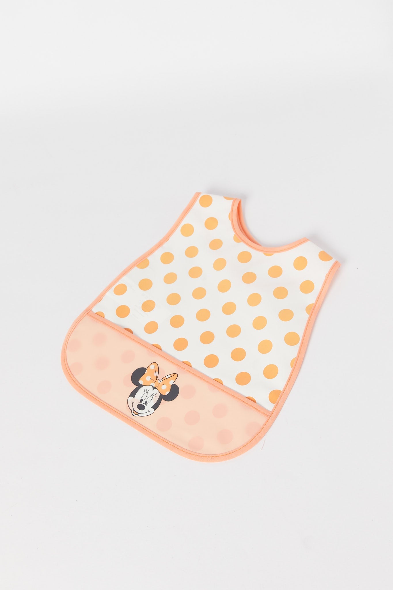 Redtag-Pink/White-Minnie-2Pcs-Printed-Peva-Bib-Category:Newborn-Accessories,-CHR,-CHR:CHR,-Colour:Pink,-Deals:New-In,-Dept:New-Born,-Filter:Newborn-Accessories,-H1:ACC,-H2:NBN,-H3:NUF,-H4:NUF,-NBN-Newborn-Accessories,-New-In,-New-In-NBN-ACC,-Non-Sale,-Packs,-S23A,-Season:S23B,-Section:Boys-(0-to-14Yrs),-Set:Set-of-2,-Style:INFANT-FEEDING-New-Born-Baby-