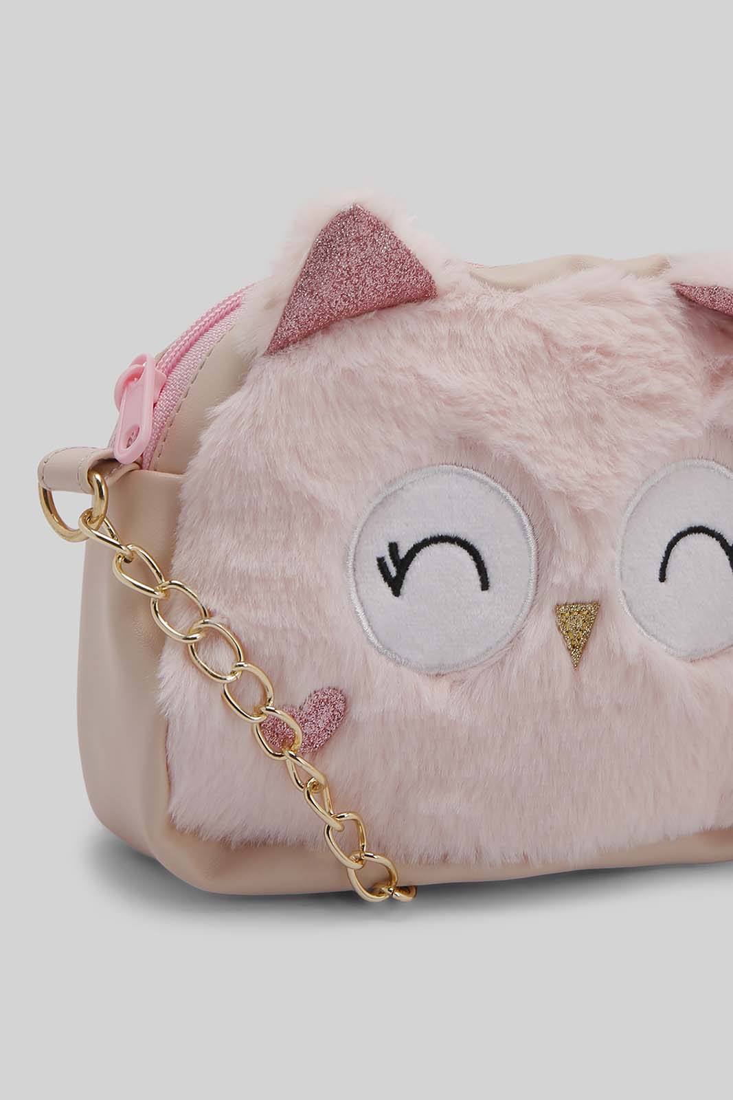 Redtag-Multi-Colour-Character-Faux-Fur-Cross-Body-Bag-Category:Bags,-Colour:Assorted,-Filter:Girls-Accessories,-GIR-Bags,-New-In,-New-In-GIR-ACC,-Non-Sale,-Section:Girls-(0-to-14Yrs),-W22B-Girls-