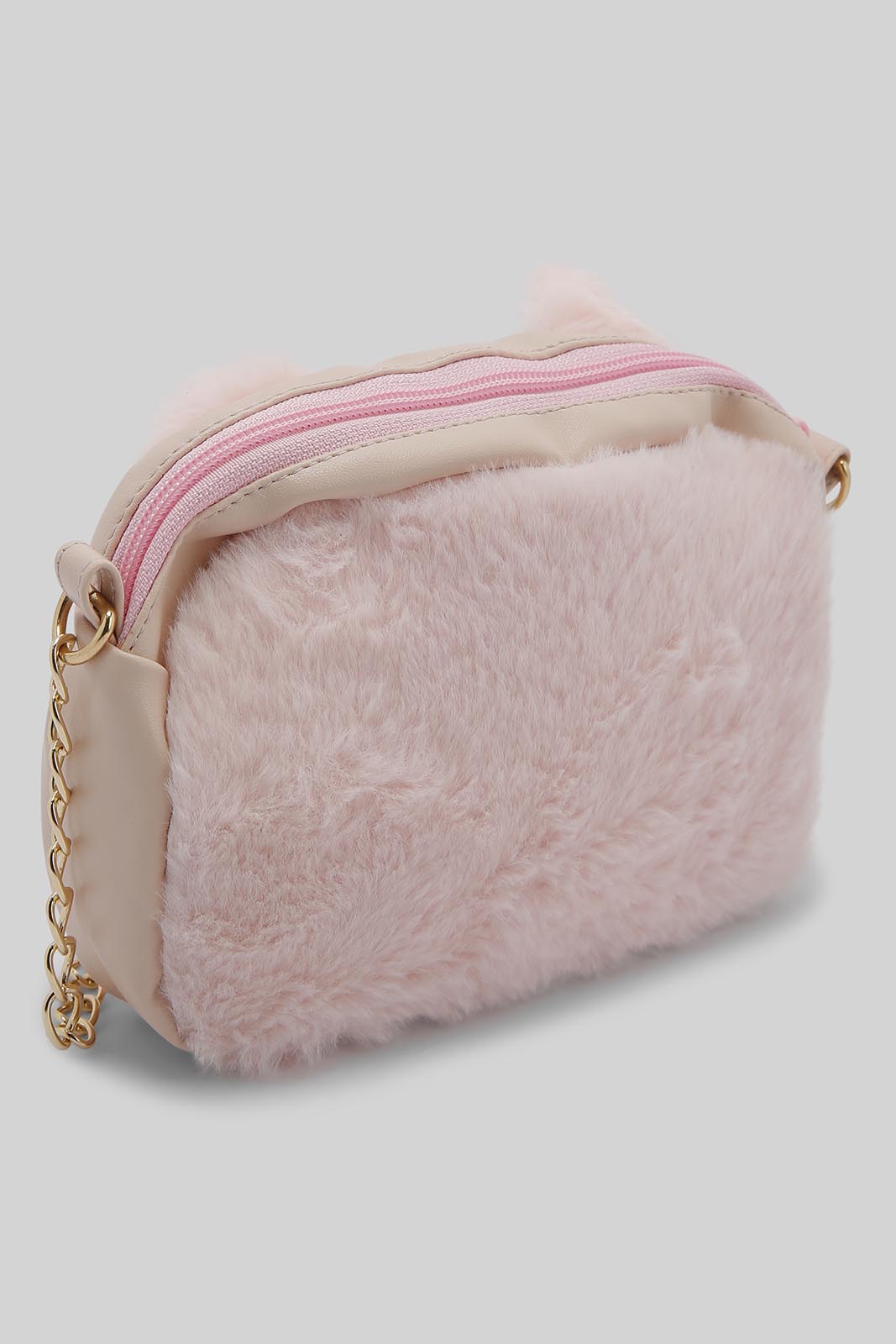 Redtag-Multi-Colour-Character-Faux-Fur-Cross-Body-Bag-Category:Bags,-Colour:Assorted,-Filter:Girls-Accessories,-GIR-Bags,-New-In,-New-In-GIR-ACC,-Non-Sale,-Section:Girls-(0-to-14Yrs),-W22B-Girls-