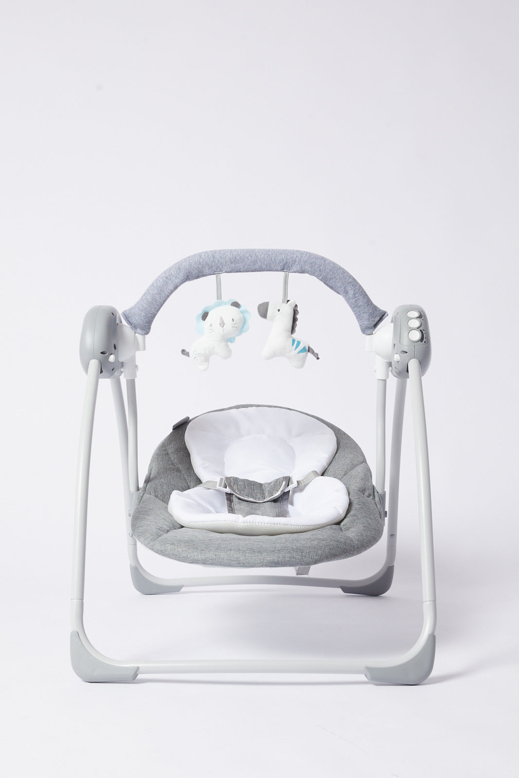 Redtag-Grey-Baby-Electric-Swing-Category:Baby-Carriers-and-Car-Seats,-Colour:Grey,-Deals:New-In,-Dept:New-Born,-Filter:Newborn-Accessories,-NBN-Baby-Carriers-and-Car-Seats,-New-In,-New-In-NBN-ACC,-Non-Sale,-S23A,-Section:Boys-(0-to-14Yrs)-New-Born-Baby-
