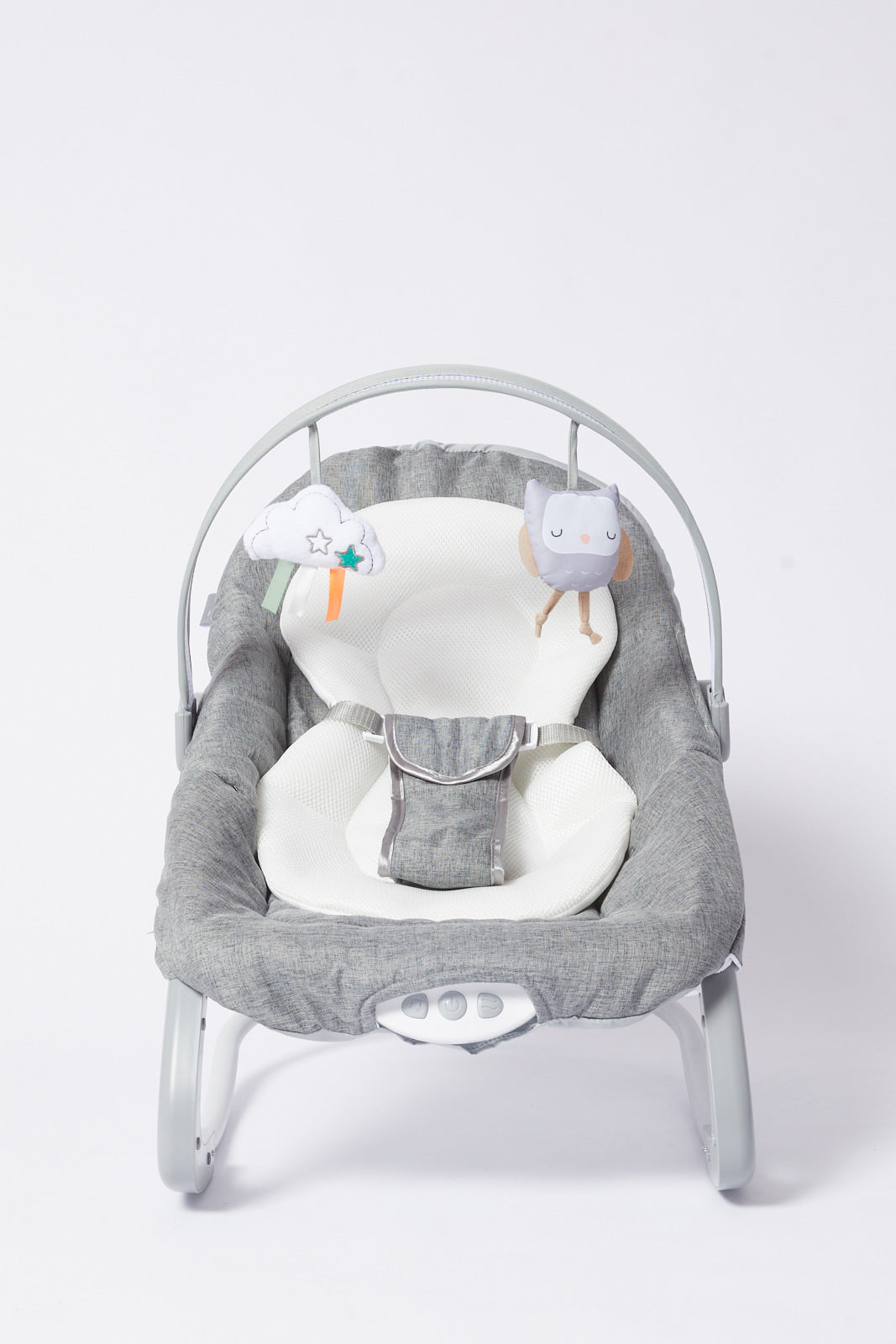 Redtag-Grey-Baby-Electric-Rocker-Category:Baby-Carriers-and-Car-Seats,-Colour:Grey,-Deals:New-In,-Dept:New-Born,-Filter:Newborn-Accessories,-NBN-Baby-Carriers-and-Car-Seats,-New-In,-New-In-NBN-ACC,-Non-Sale,-S23A,-Section:Boys-(0-to-14Yrs)-New-Born-Baby-