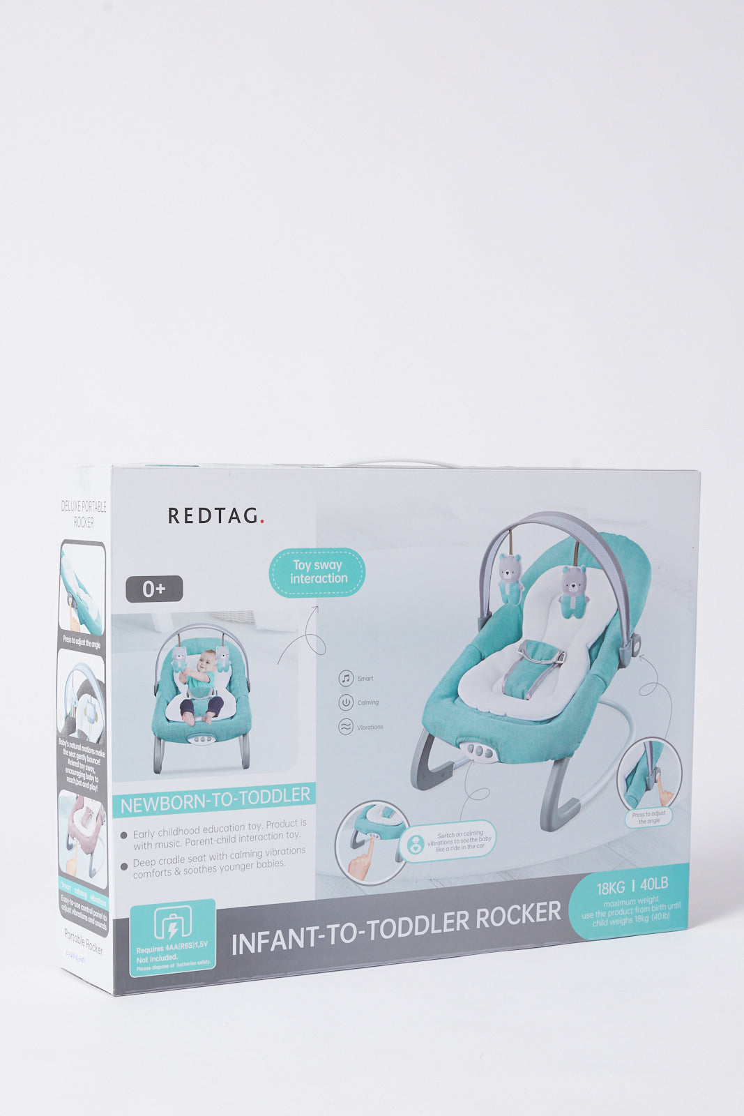 Redtag-Grey-Baby-Electric-Rocker-Category:Baby-Carriers-and-Car-Seats,-Colour:Grey,-Deals:New-In,-Dept:New-Born,-Filter:Newborn-Accessories,-NBN-Baby-Carriers-and-Car-Seats,-New-In,-New-In-NBN-ACC,-Non-Sale,-S23A,-Section:Boys-(0-to-14Yrs)-New-Born-Baby-