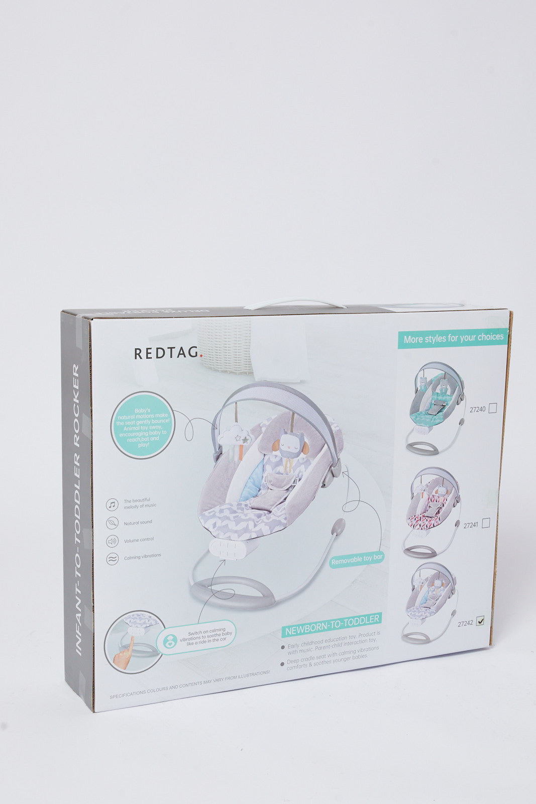 Redtag-Beige-Baby-Electric-Bouncer-Category:Baby-Carriers-and-Car-Seats,-Colour:Beige,-Deals:New-In,-Dept:New-Born,-Filter:Newborn-Accessories,-NBN-Baby-Carriers-and-Car-Seats,-New-In,-New-In-NBN-ACC,-Non-Sale,-S23A,-Section:Boys-(0-to-14Yrs)-New-Born-Baby-
