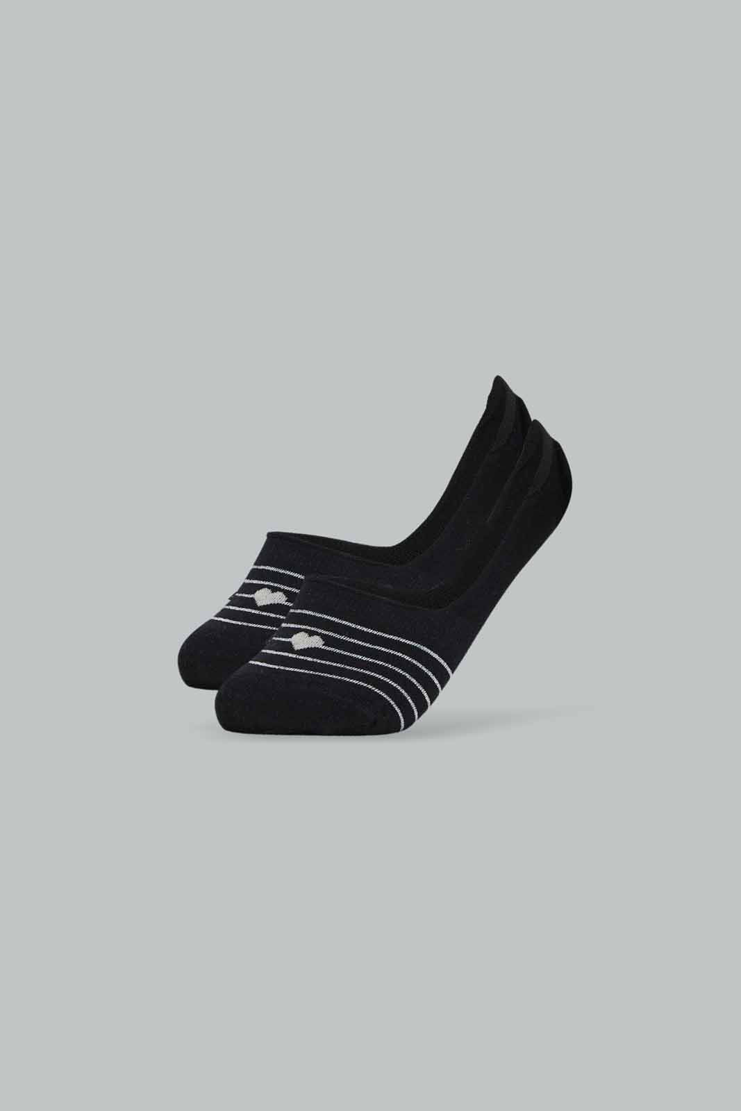 Redtag-Women-Black/White/Grey-Heart-Printed-Invisible-Socks-(3-Pack)-365,-Category:Socks,-Colour:Assorted,-Deals:New-In,-Dept:Ladieswear,-Filter:Women's-Clothing,-New-In-Women-APL,-Non-Sale,-Section:Women,-Women-Socks--
