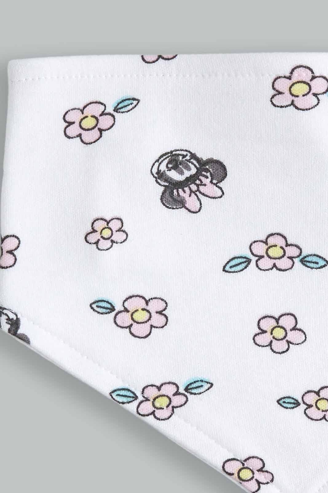 Redtag-Girls-Pink-2Pc-Minnie-Mouse-Bib-Pack-Category:Newborn-Accessories,-CHA,-Colour:White,-Deals:New-In,-Dept:New-Born,-Filter:Baby-(0-to-12-Mths),-NBG-Newborn-Accessories,-New-In-NBG-APL,-Non-Sale,-Section:Boys-(0-to-14Yrs),-W22B-Baby-