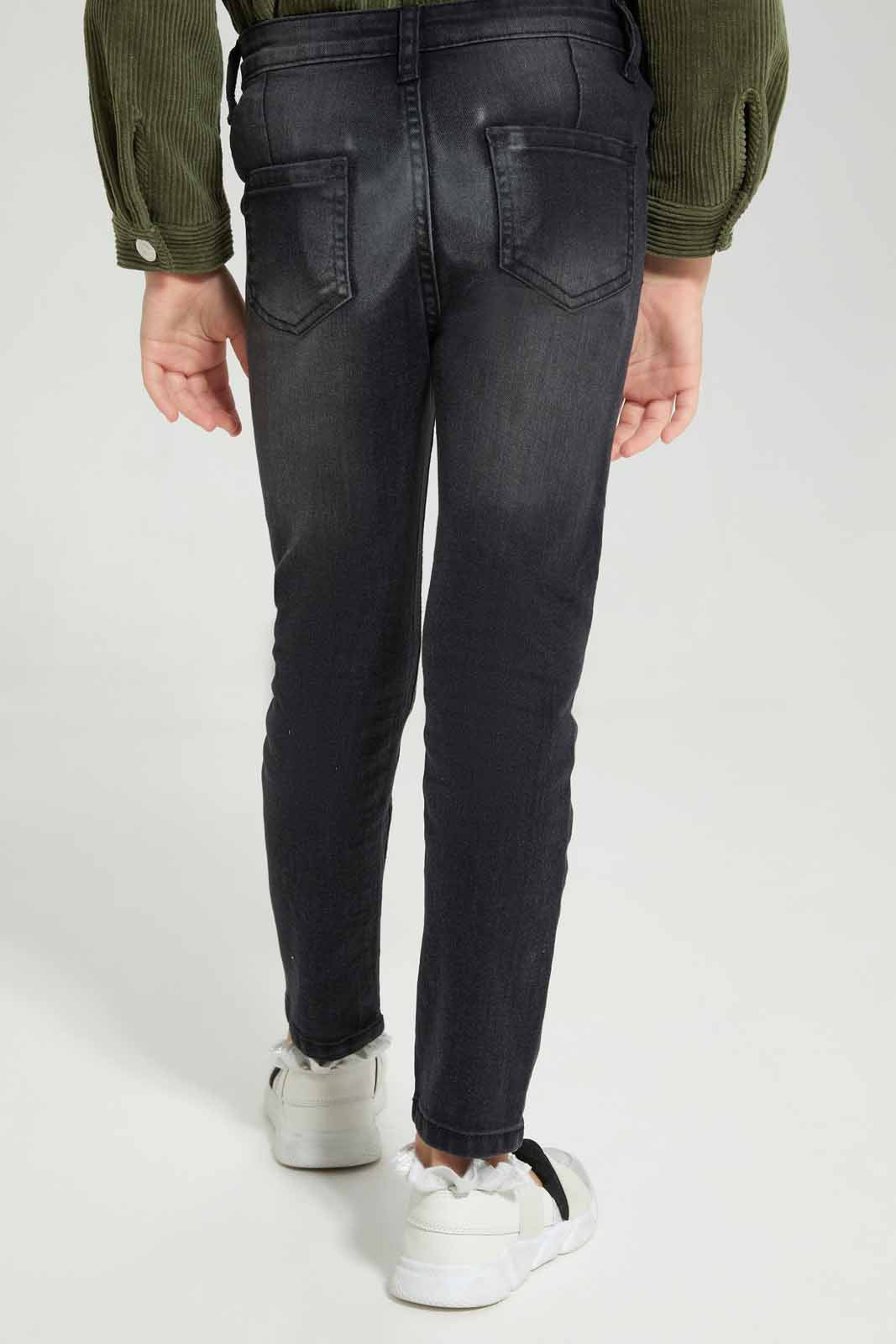 Redtag-Girls-Black-Wash-Denim-Jegging-Category:Jeggings,-Colour:Black,-Deals:New-In,-Denim,-Filter:Girls-(2-to-8-Yrs),-GIR-Jeggings,-New-In-GIR-APL,-Non-Sale,-Section:Girls-(0-to-14Yrs),-W22B-Girls-2 to 8 Years