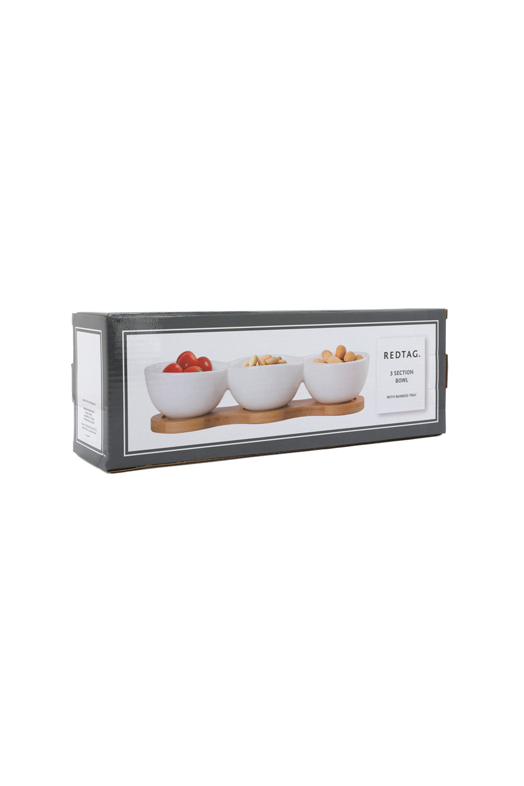 Redtag-White-Round-Bowl-With-Bamboo-Tray-(1-Piece)-Category:Bowls,-Colour:White,-Deals:New-In,-Dept:Home,-Filter:Home-Dining,-HMW-DIN-Serveware,-New-In-HMW-DIN,-Non-Sale,-Section:Homewares,-W22B-Home-Dining-